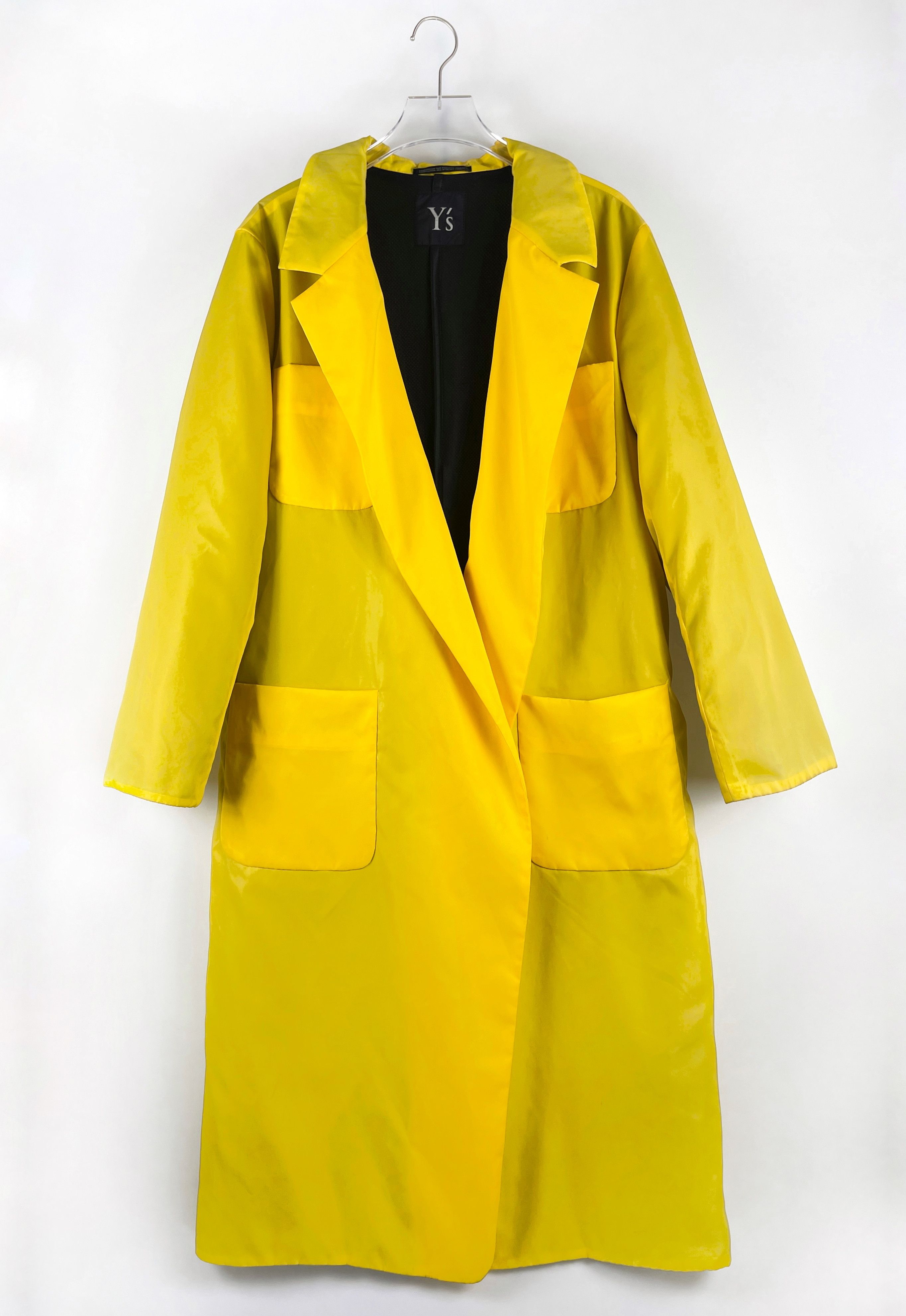 Yohji Yamamoto Y's Yellow Puffer Trench Coat Size US M / EU 48-50 / 2 - 2 Thumbnail