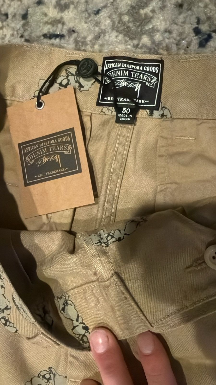 DENIM TEARS × Stussy Denim Tears x Stussy “Chino Wreaths” Size US 30 / EU 46 - 4 Thumbnail