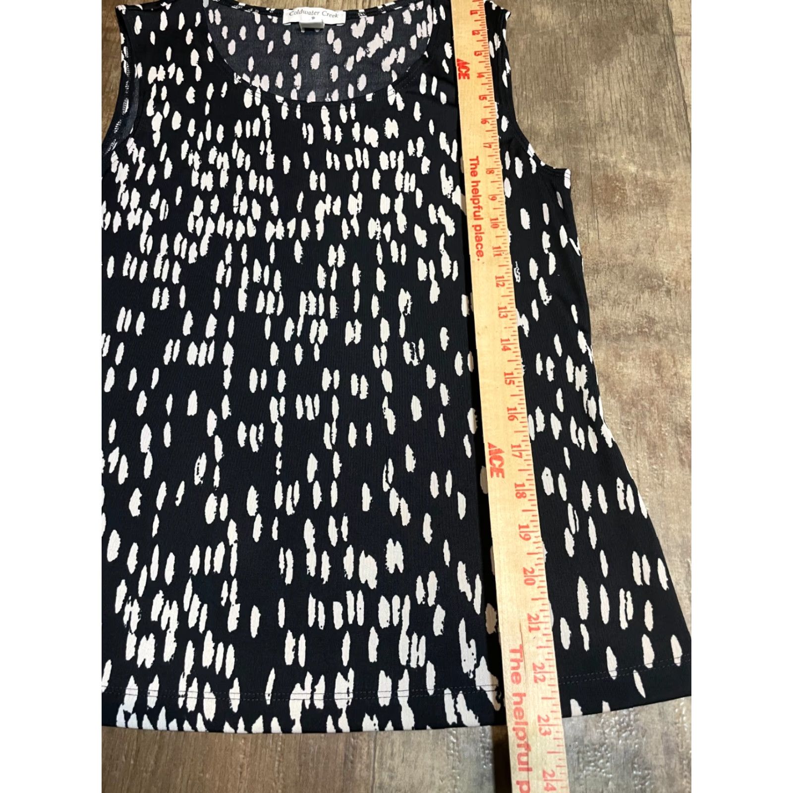 Coldwater Creek Coldwater Creek Top Blouse Womens XS Black Sleeveless Stretchy Fabric All Seasons Pockets 4-6 Size XS / US 0-2 / IT 36-38 - 2 Thumbnail