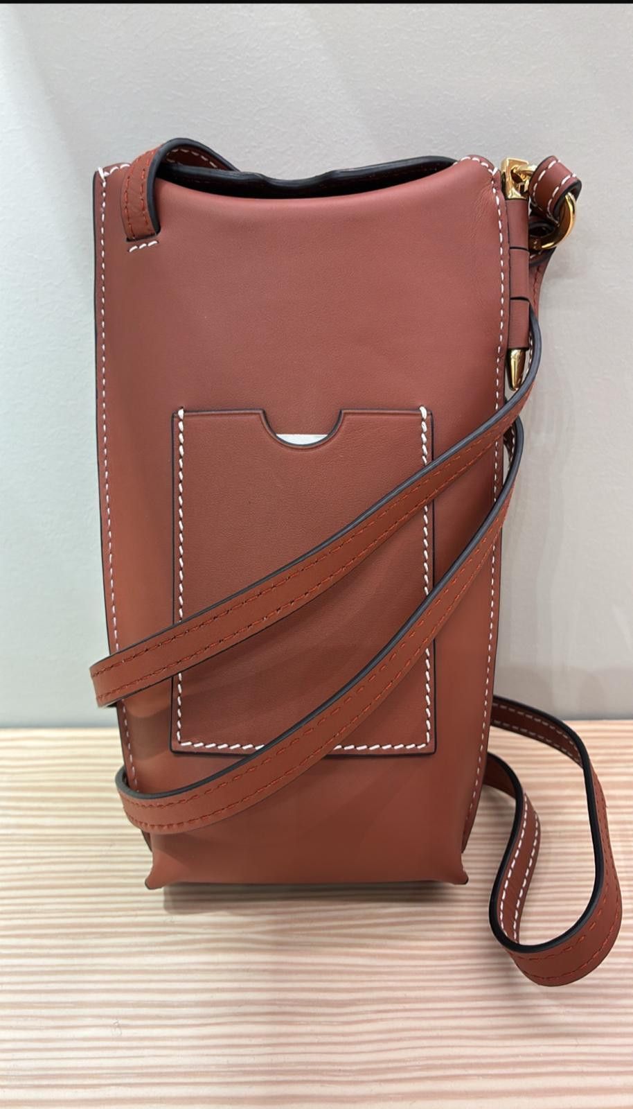 Loewe o1in1g0426 Size: OS / Gate Pocket Crossbody Bag in Rust Size ONE SIZE - 2 Thumbnail