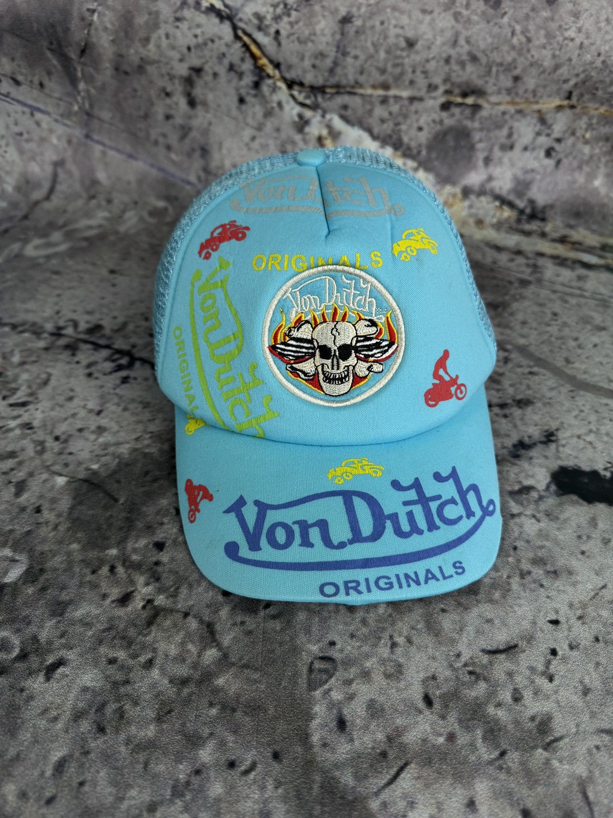 Ed Hardy Von Dutch Skull Kustommade Originals Cap Size ONE SIZE - 1 Thumbnail