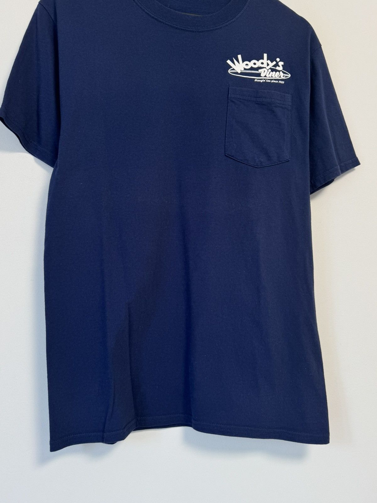Vintage Woody's Surf Shop Hollywood T-Shirt Size US M / EU 48-50 / 2 - 3 Thumbnail