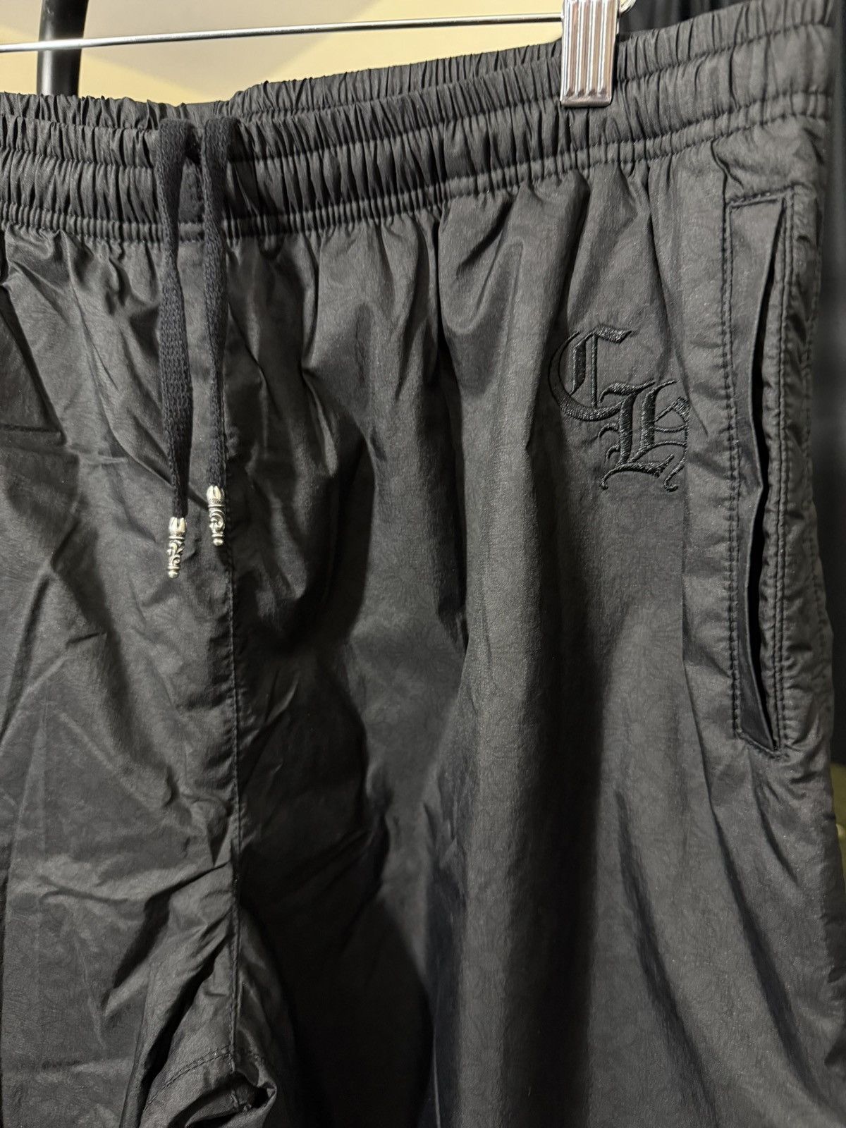 Chrome Hearts CHROME HEARTS “TRASH PICKUP” NYLON PANTS SIZE LARGE BLACK Size US 34 / EU 50 - 6 Thumbnail