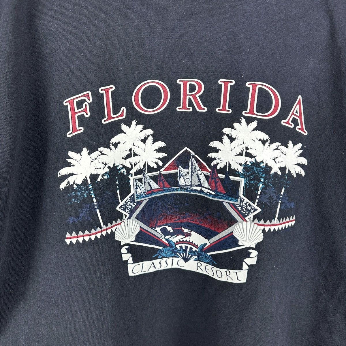 Vintage Vintage 90s Florida Resort Single Stitch Tourist Shirt Size US L / EU 52-54 / 3 - 2 Thumbnail