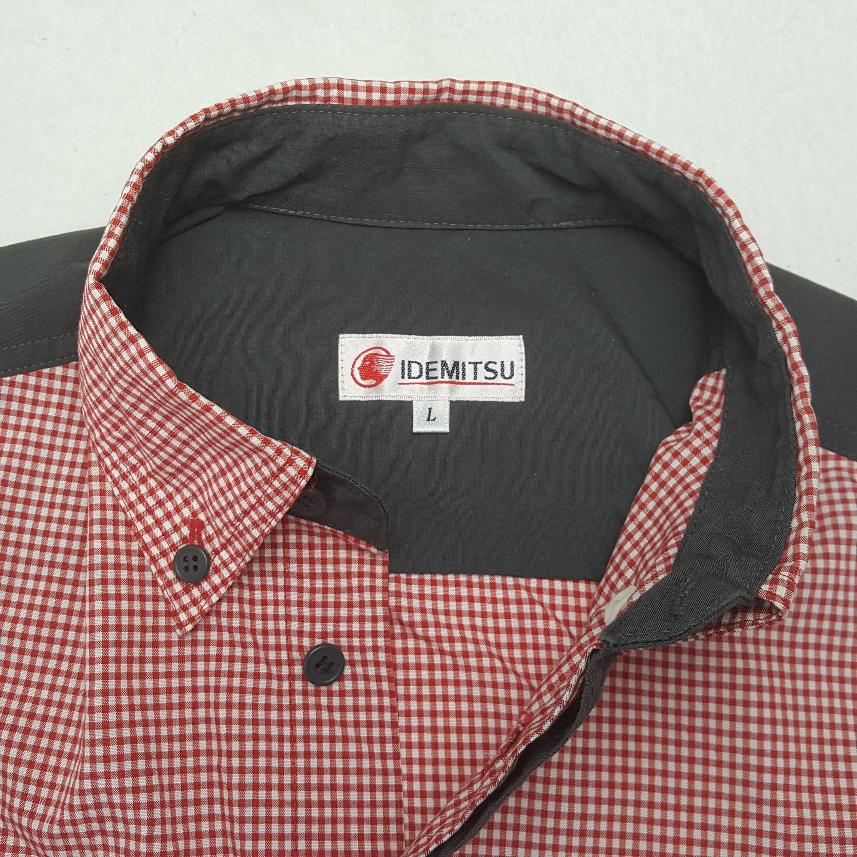 Vintage Idemitsu Workwear Shirt C301N1 Size US L / EU 52-54 / 3 - 4 Thumbnail