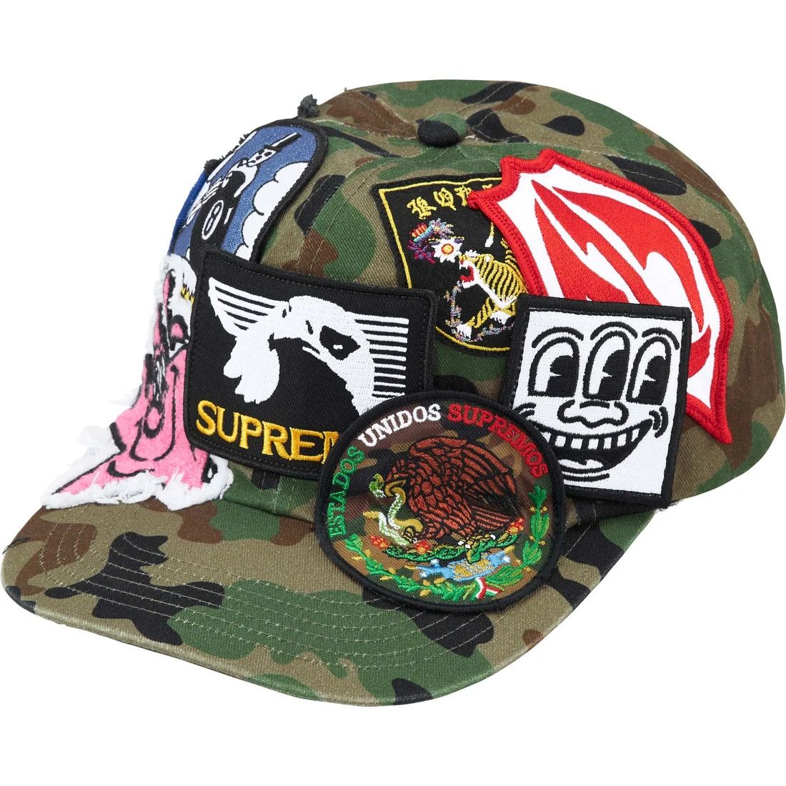 New Era × Supreme Supreme New Era Bones Box Logo Hat Black 7