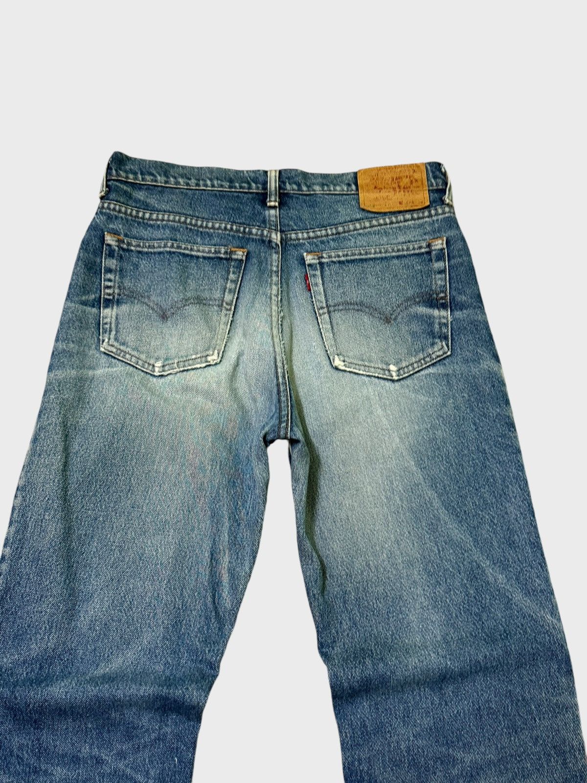 Levi's × Vintage Vintage Levi's 518 Distressed Stone Muddy Wash Denim Size US 31 - 11 Thumbnail