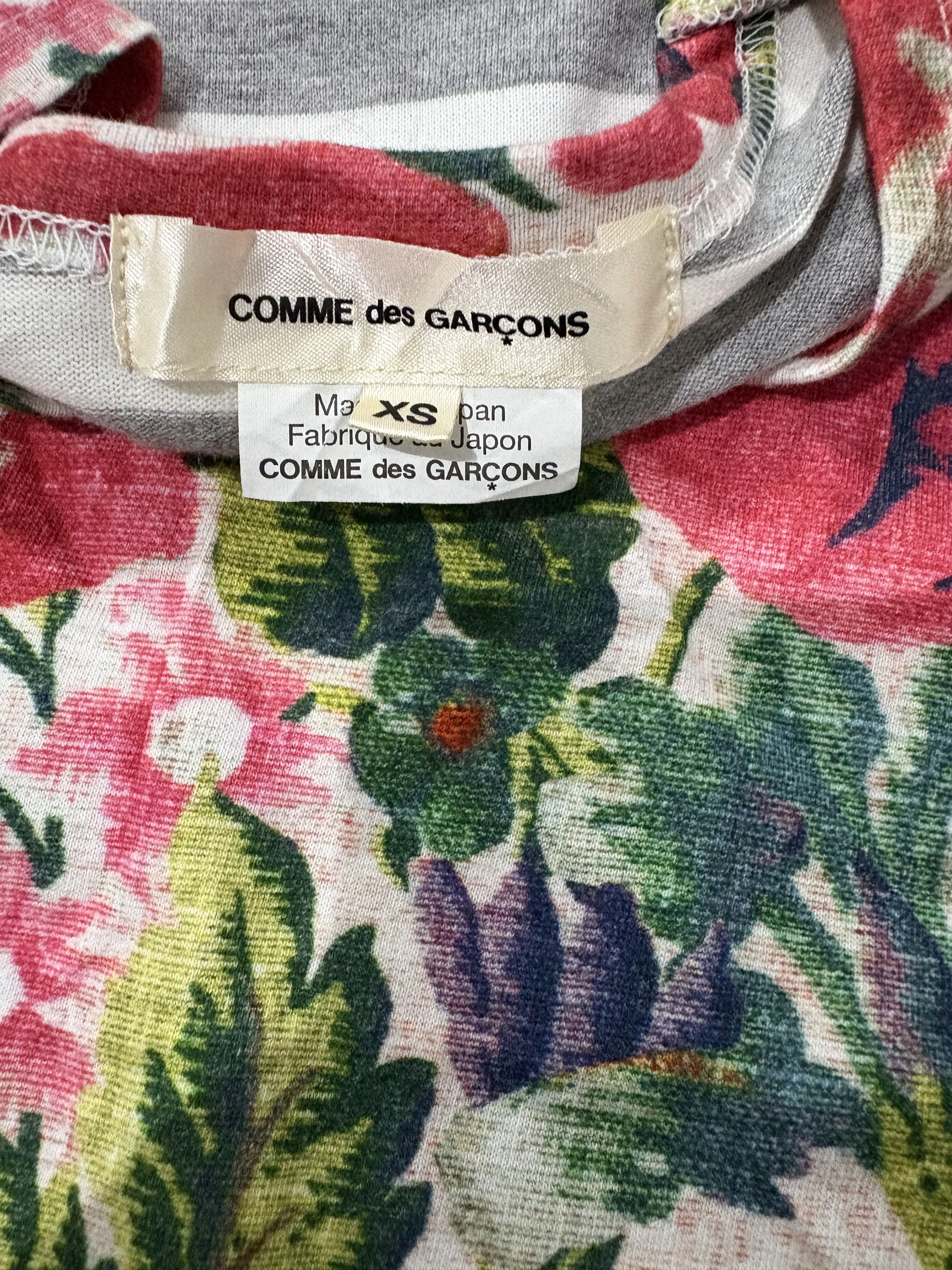 Comme des Garcons Comme des garcons AD 2016 floral tshirt Size XS / US 0-2 / IT 36-38 - 4 Thumbnail