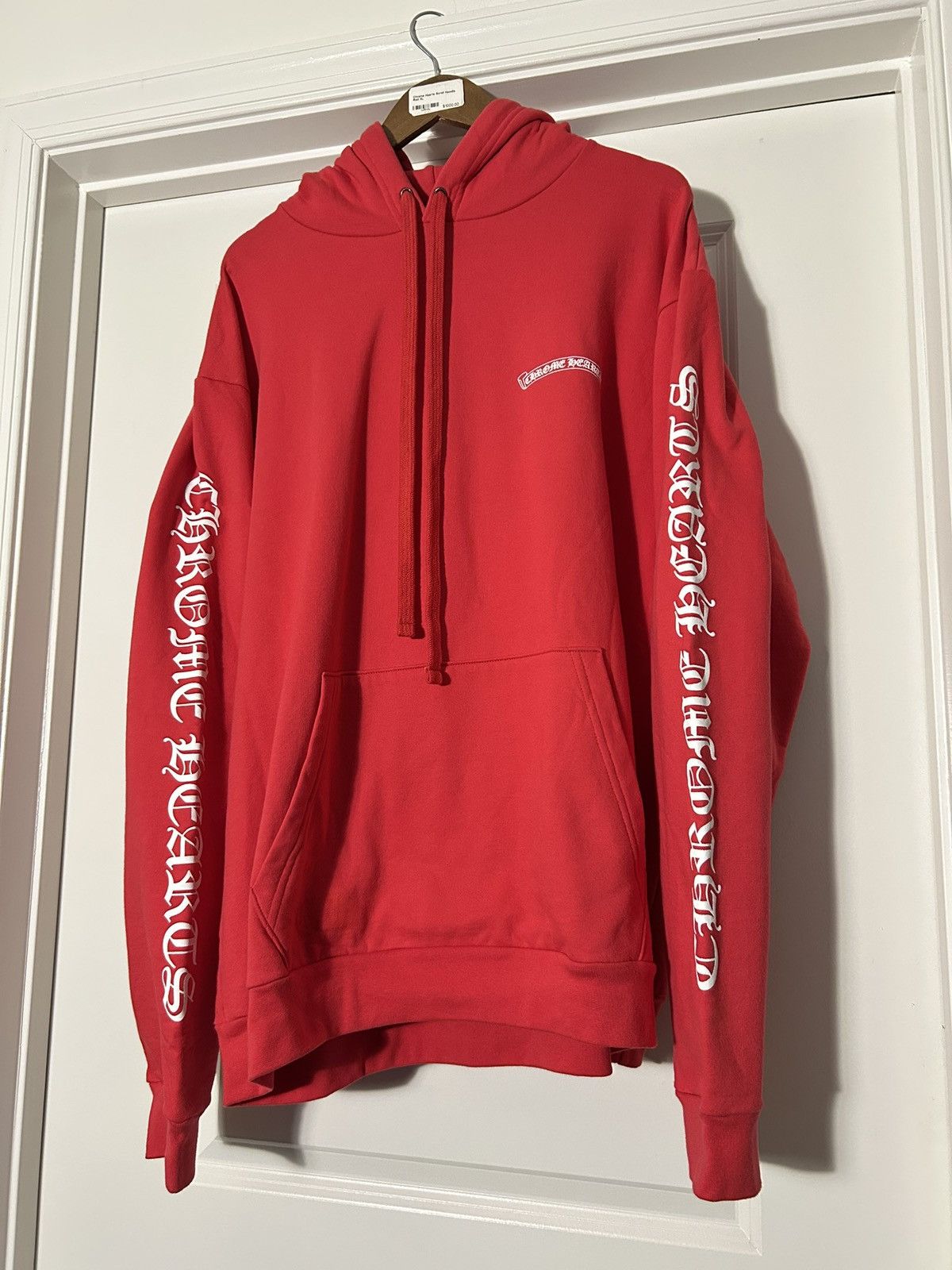 Chrome Hearts Chrome hearts hoodie red logo scroll Size US XL / EU 56 / 4 - 1 Thumbnail