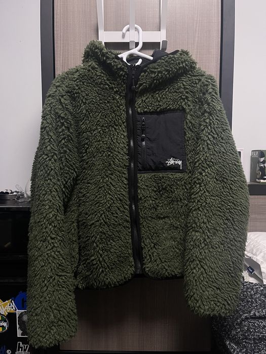 Hooded Sherpa Fleece Jacket