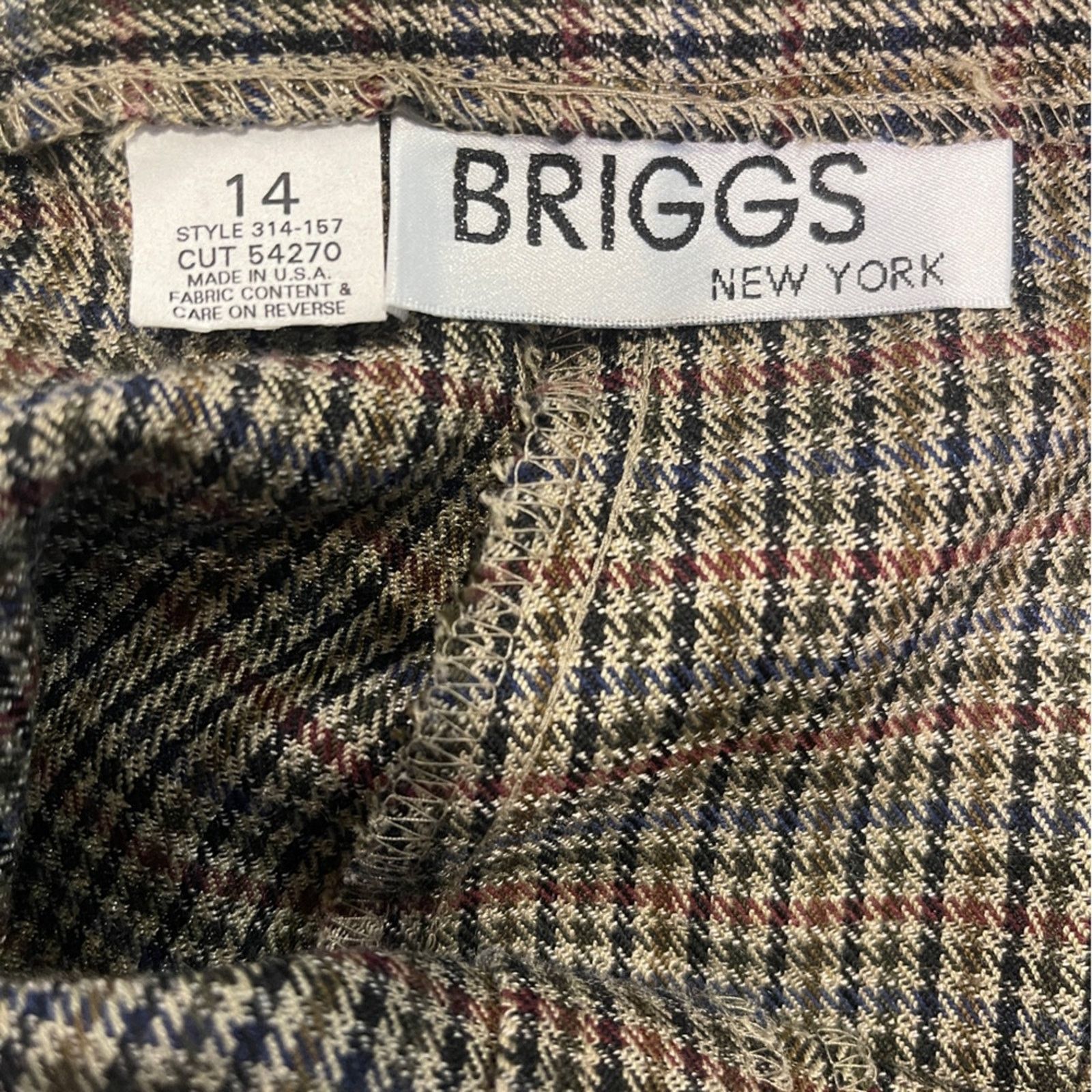 Vintage Vintage New York Briggs Ladies Polyester pants Size 31" - 3 Thumbnail