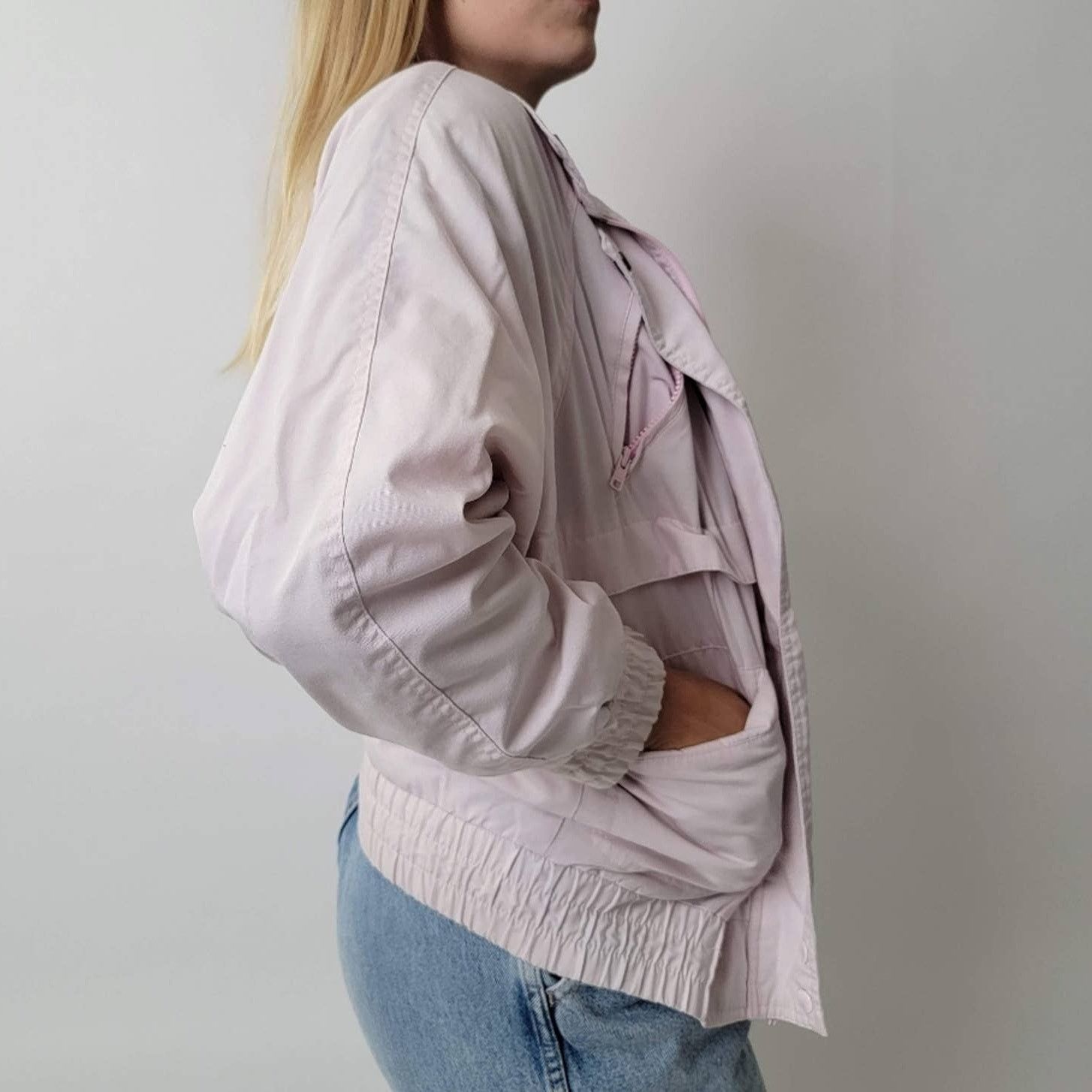 Vintage Vintage 90s Lightweight Bomber Jacket Size M / US 6-8 / IT 42-44 - 5 Thumbnail