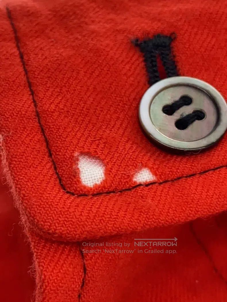 Comme des Garcons Comme Des Garcons Red Wool Overcoat Size M / US 6-8 / IT 42-44 - 4 Thumbnail