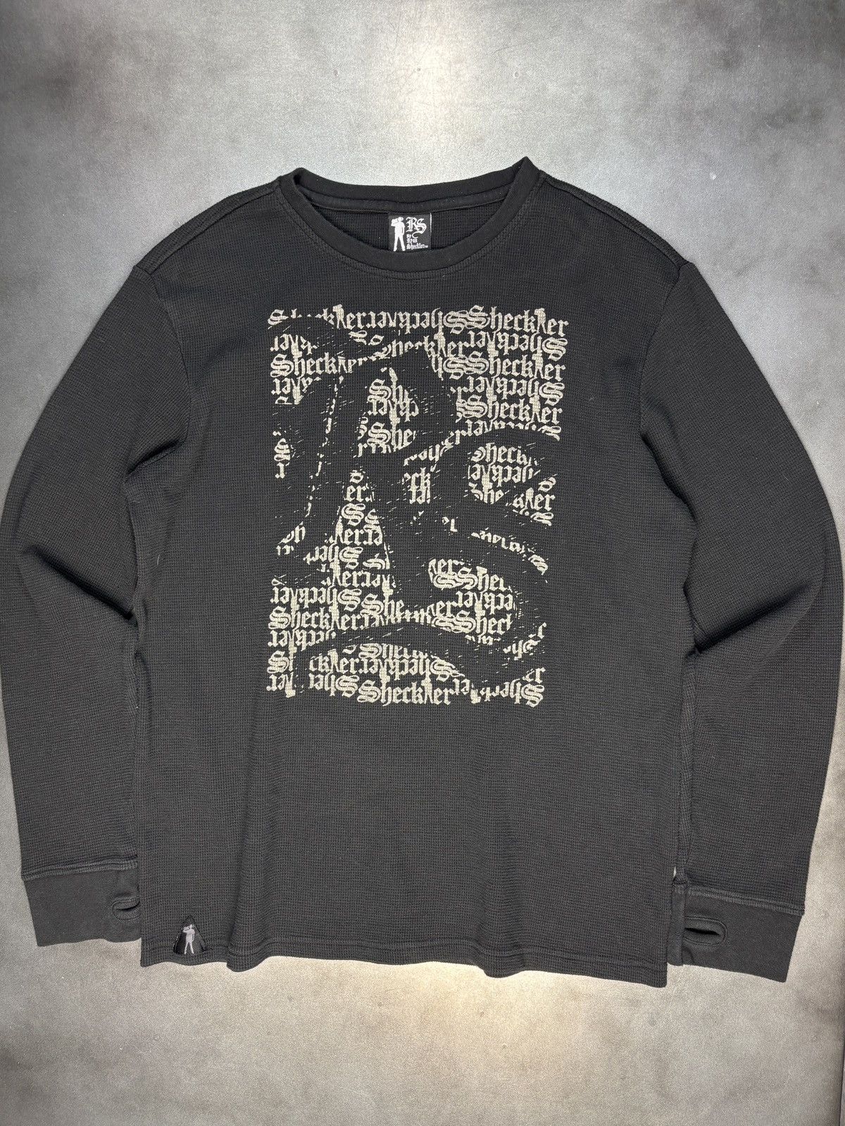 JCPenney Y2K RS by Ryan Sheckler Waffle Thermal ALP 2000s Thumb Hole Size US M / EU 48-50 / 2 - 12 Thumbnail