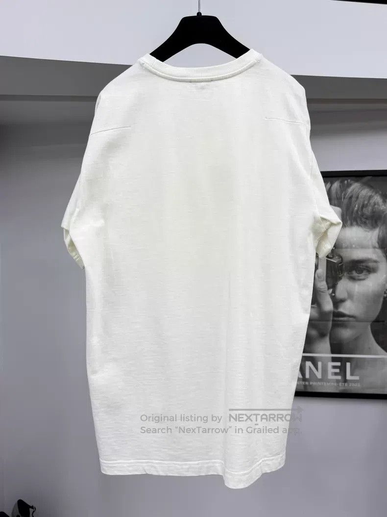 Dior Dior White embroidered flower short-sleeved T-shirt Size US L / EU 52-54 / 3 - 3 Thumbnail