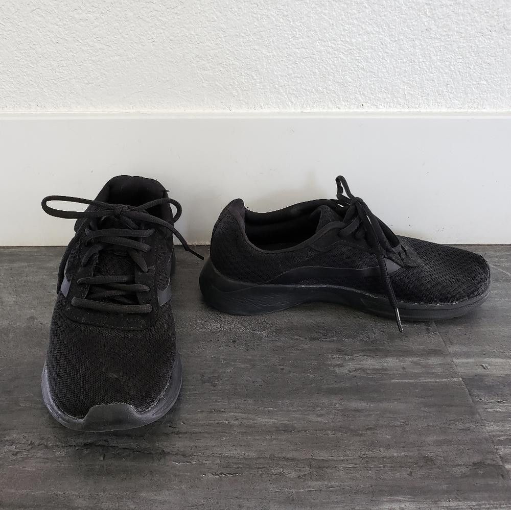 Designer Black Balance Mesh Detailed Sneaks Size US 6.5 / IT 36.5 - 1 Thumbnail