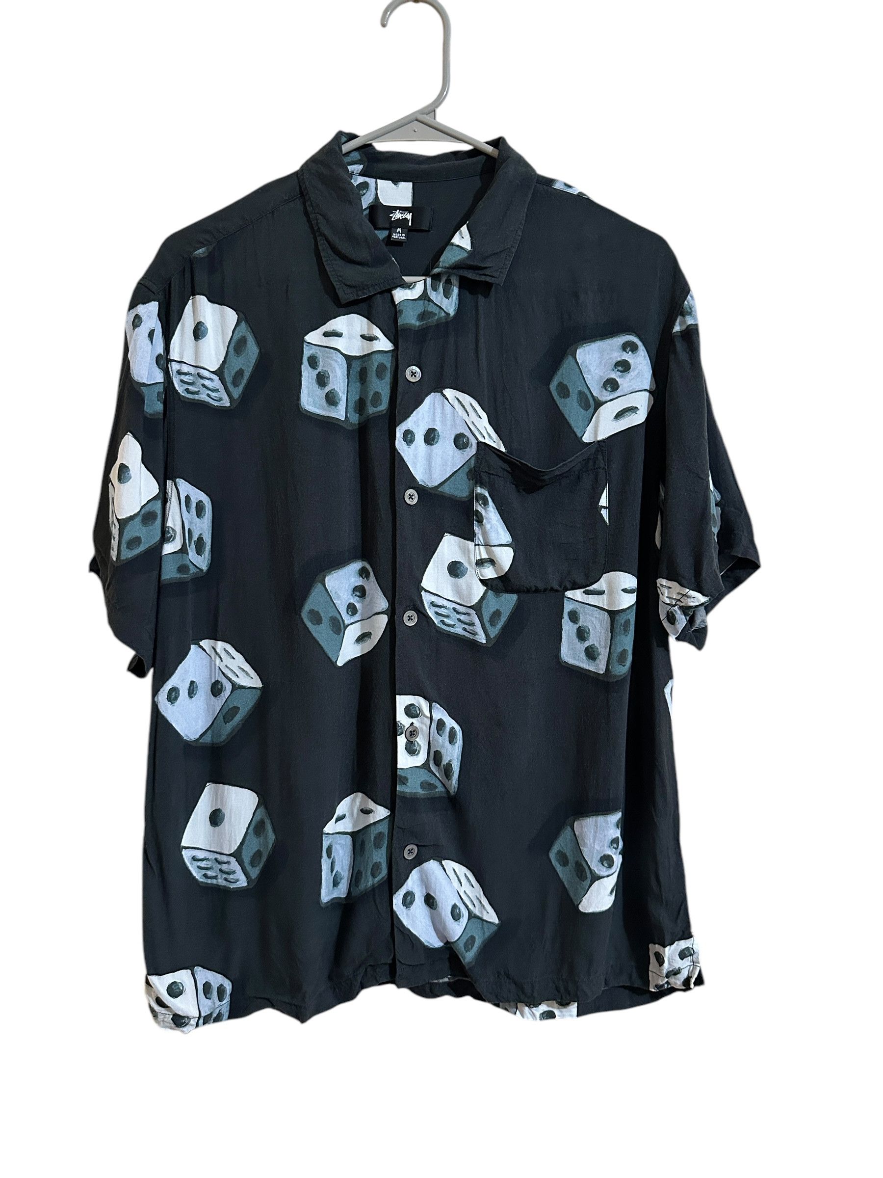 Stussy Stussy Dice Pattern Shirt Size US M / EU 48-50 / 2 - 1 Thumbnail