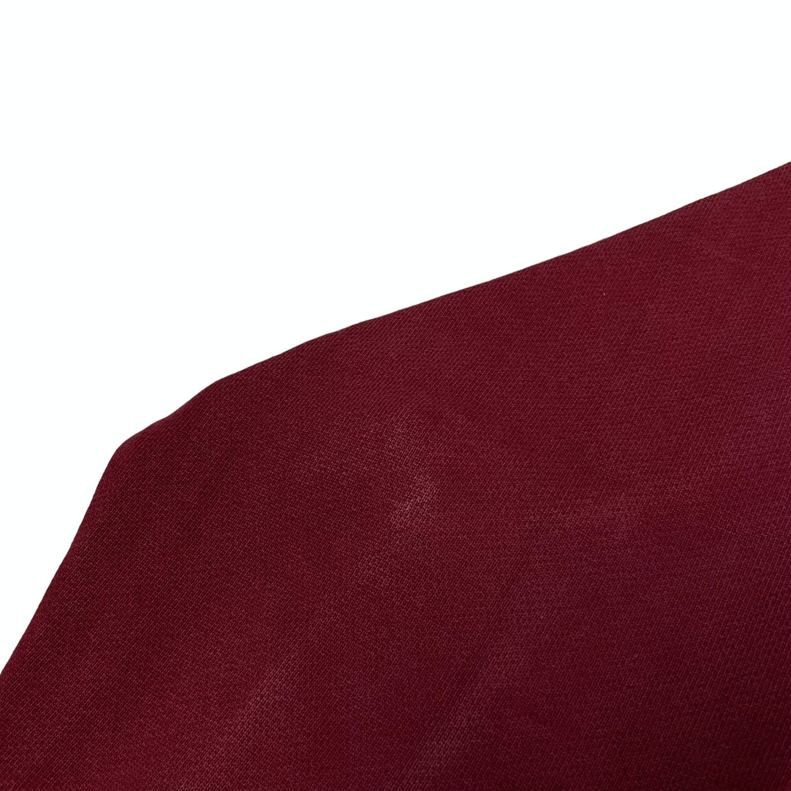 Nike × Vintage Nike Men's Red Cotton Swoosh Fleece Pullover Hoodie Medium Size US M / EU 48-50 / 2 - 6 Thumbnail