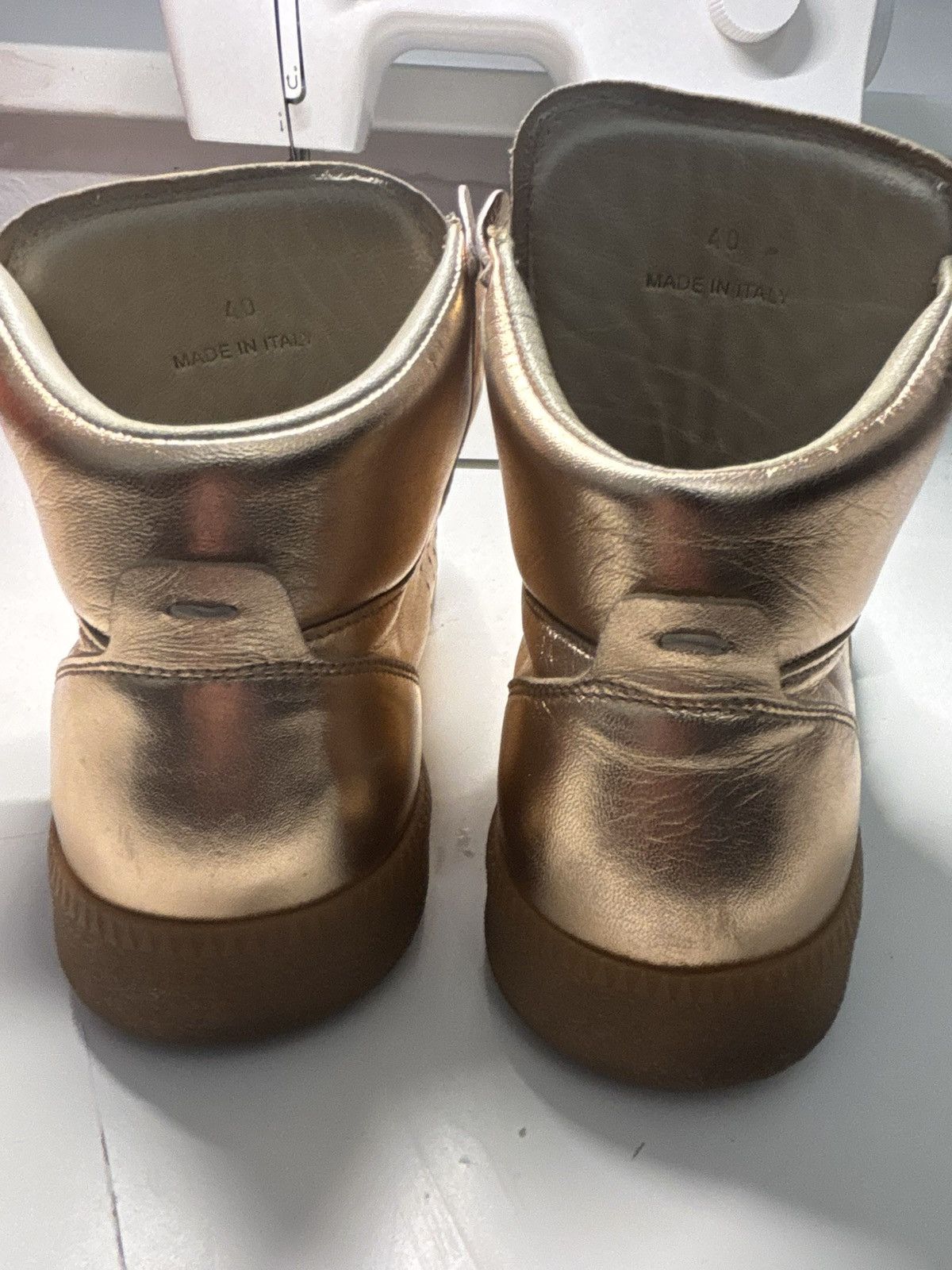 Maison Martin Margiela Zip Circuit High Top Sneakers 41