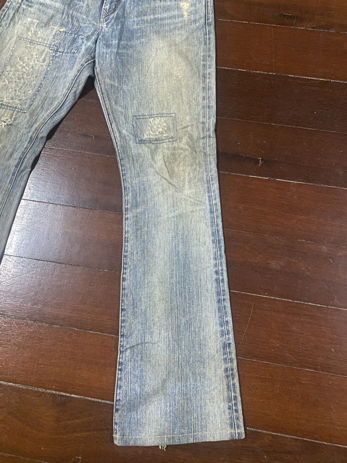 Edwin EDWIN EXCLUSIVE VINTAGE XV JEANS bootcut wide leg rework Size US 33 - 4 Thumbnail