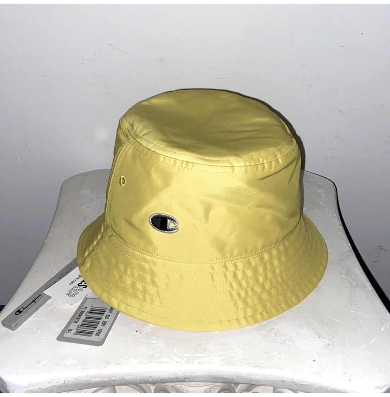 Champion × Rick Owens Rick Owens x Champion Yellow Nylon Bucket Hat L UNI Size ONE SIZE - 1 Thumbnail