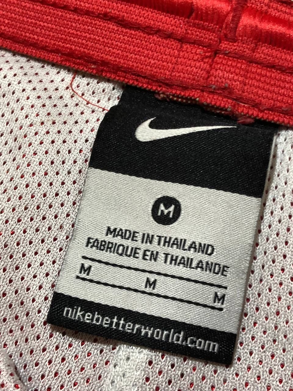 Nike streetwear shorts red NIKE logo Vintage crazy Y2K size M Size 32" / US 10 / IT 46 - 2 Thumbnail