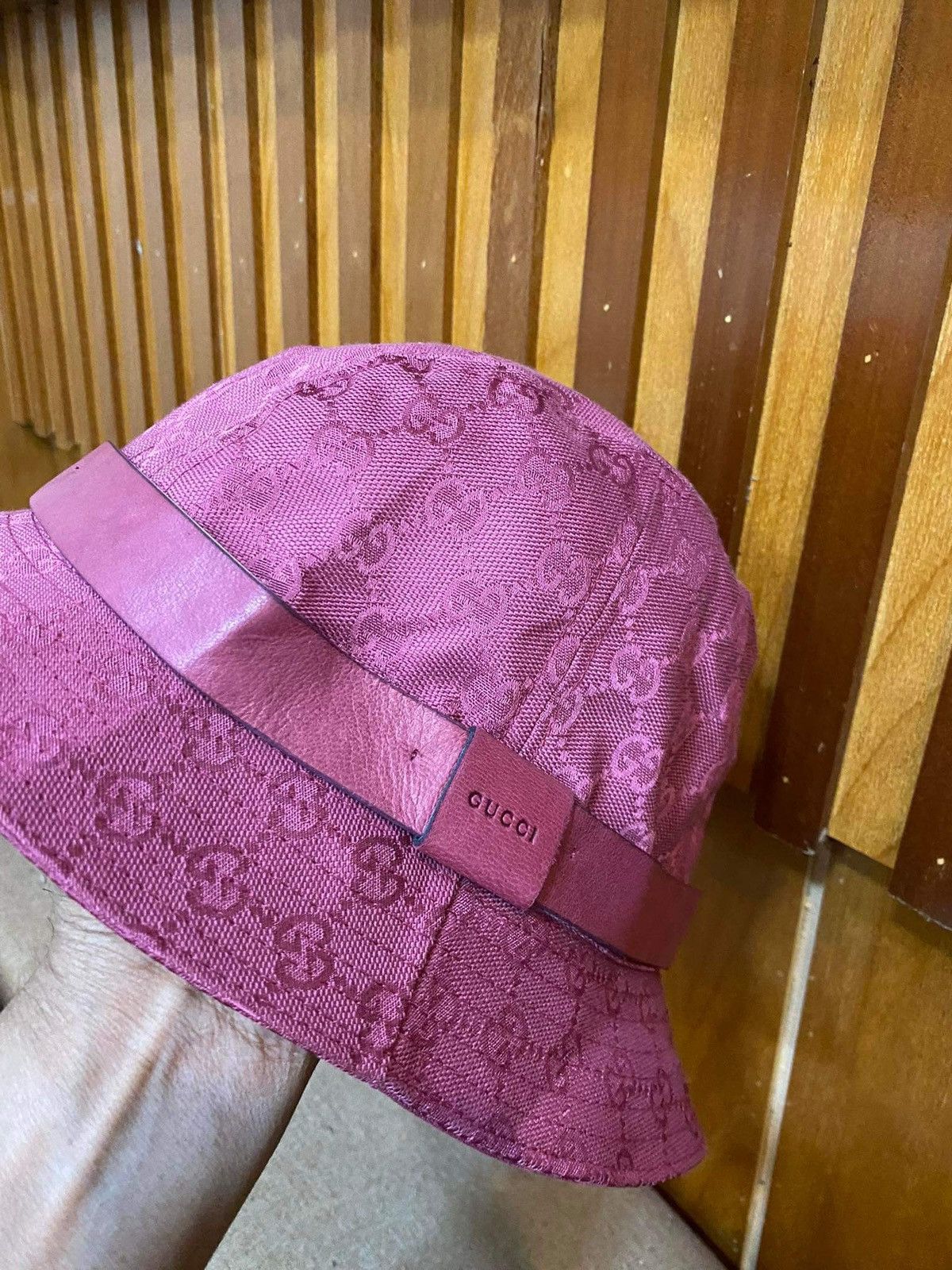 Designer × Gucci Gucci Monogram Bucket Hat Size ONE SIZE - 9 Thumbnail