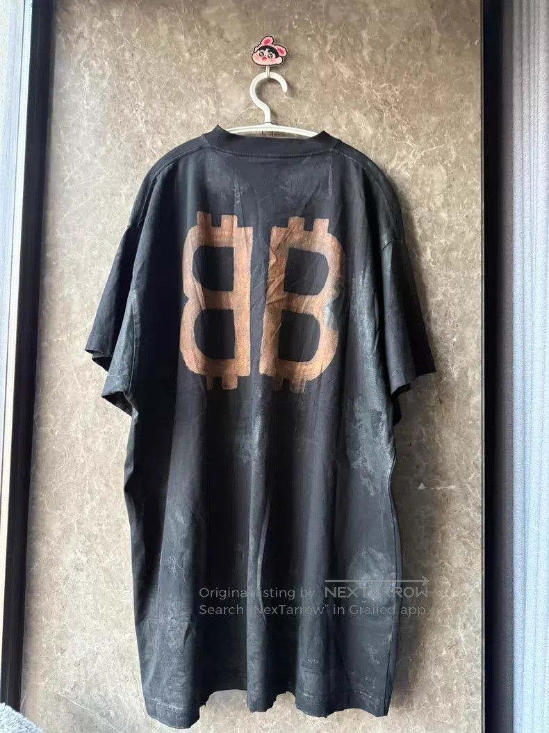Balenciaga Balenciaga Bitcoin Short Sleeve Size US M / EU 48-50 / 2 - 2 Thumbnail