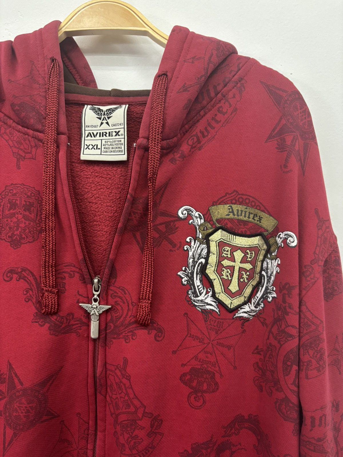 Avirex Averix graffiti zip up XXL Size US XXL / EU 58 / 5 - 4 Thumbnail