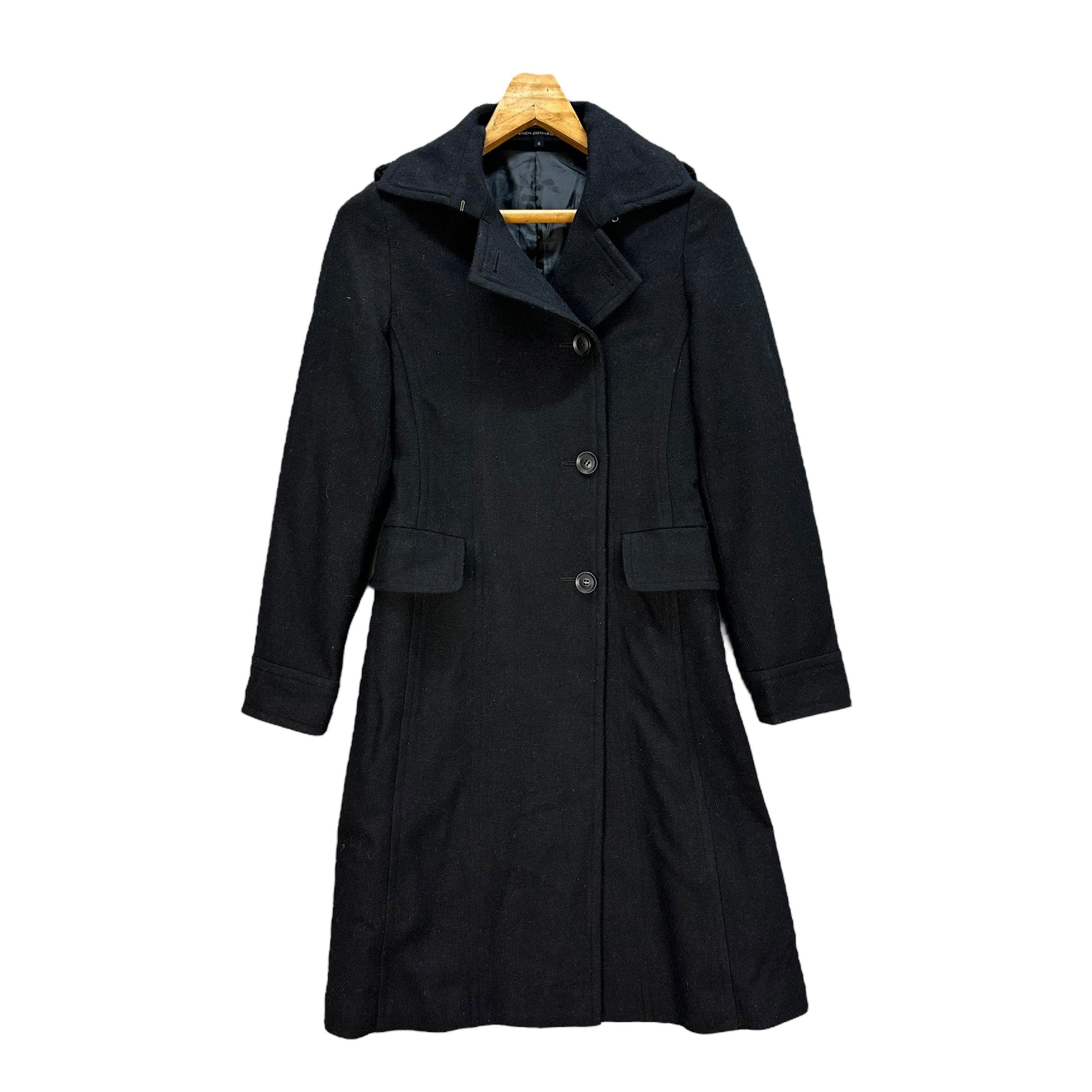 French Connection FRENCH CONNECTION Wool Long Coat Overcoat #A46-1073 Size S / US 4 / IT 40 - 1 Thumbnail