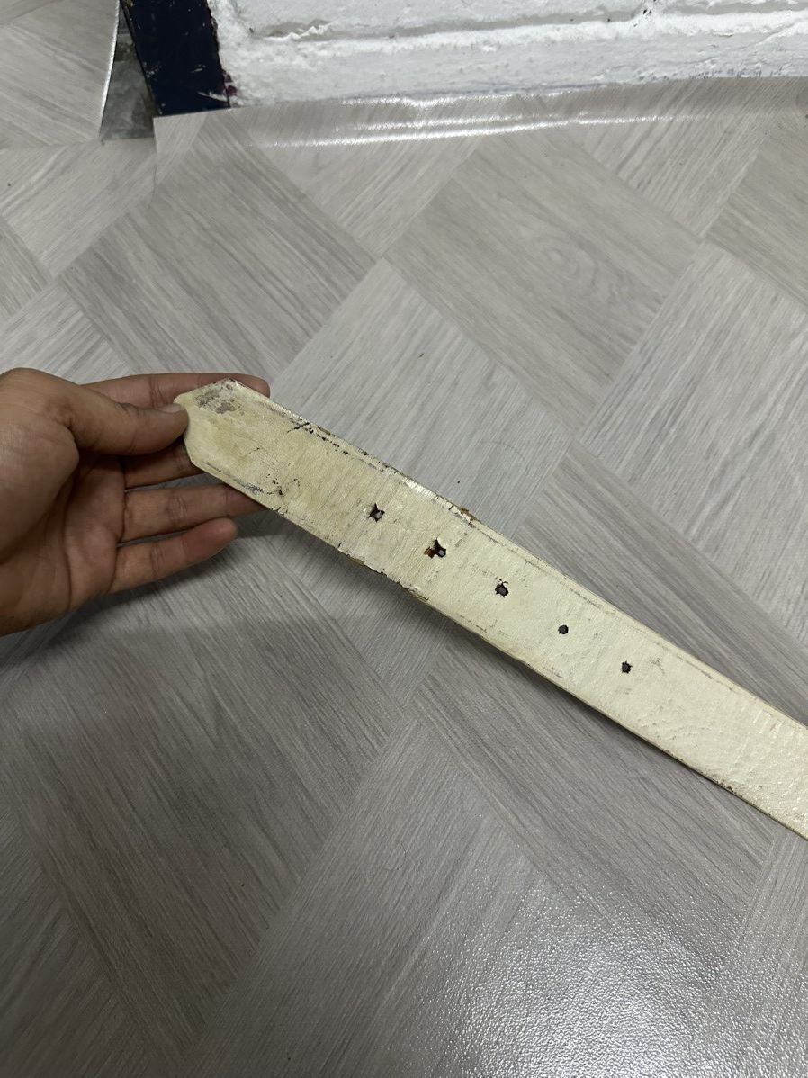 Comme des Garcons Homme Plus Robe de Chambre Comme des Garçons Leather Distressed Belt Size ONE SIZE - 8 Thumbnail