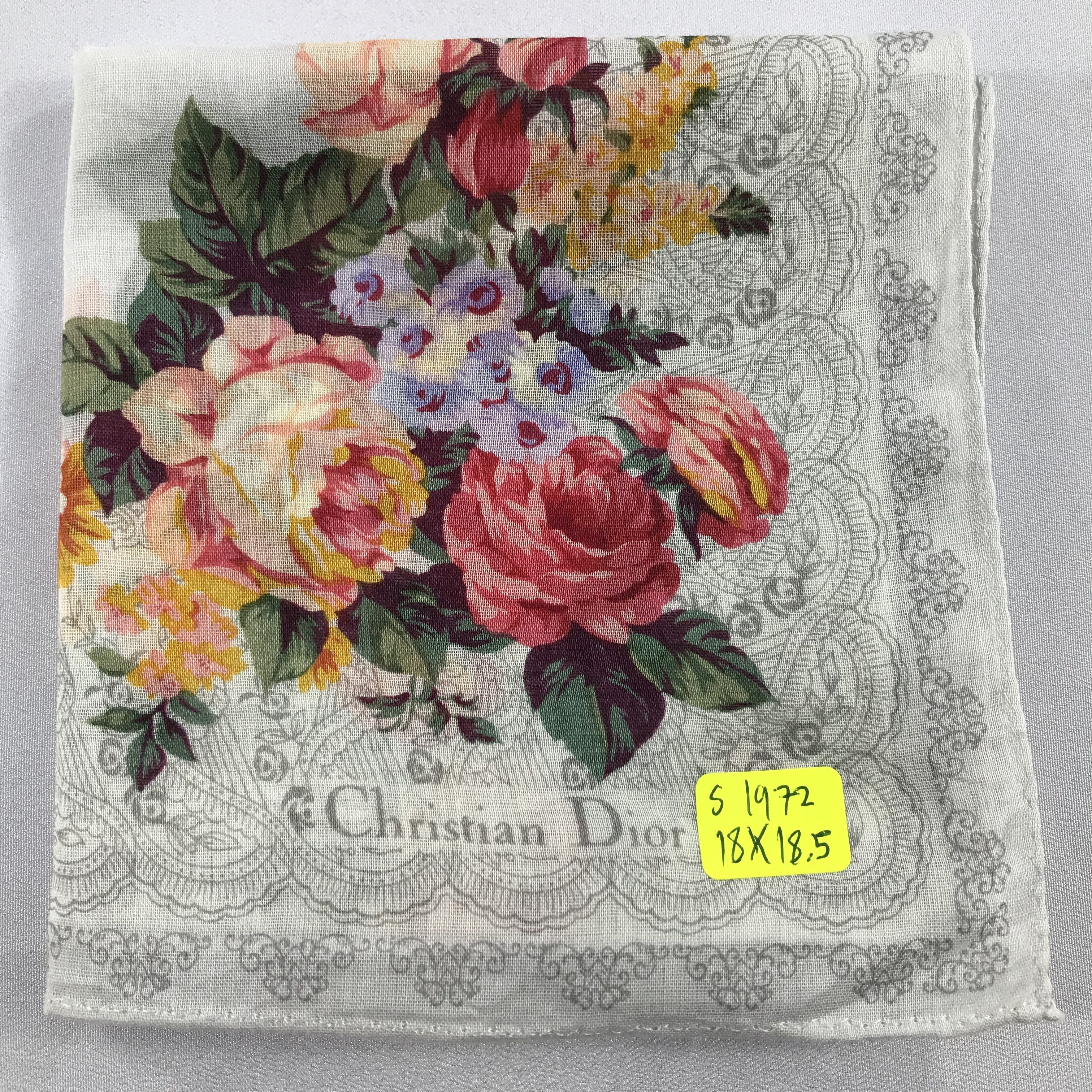 Vintage Christian Dior Bandana / Handkerchief / Neckerchief - S1972 Size ONE SIZE - 5 Thumbnail