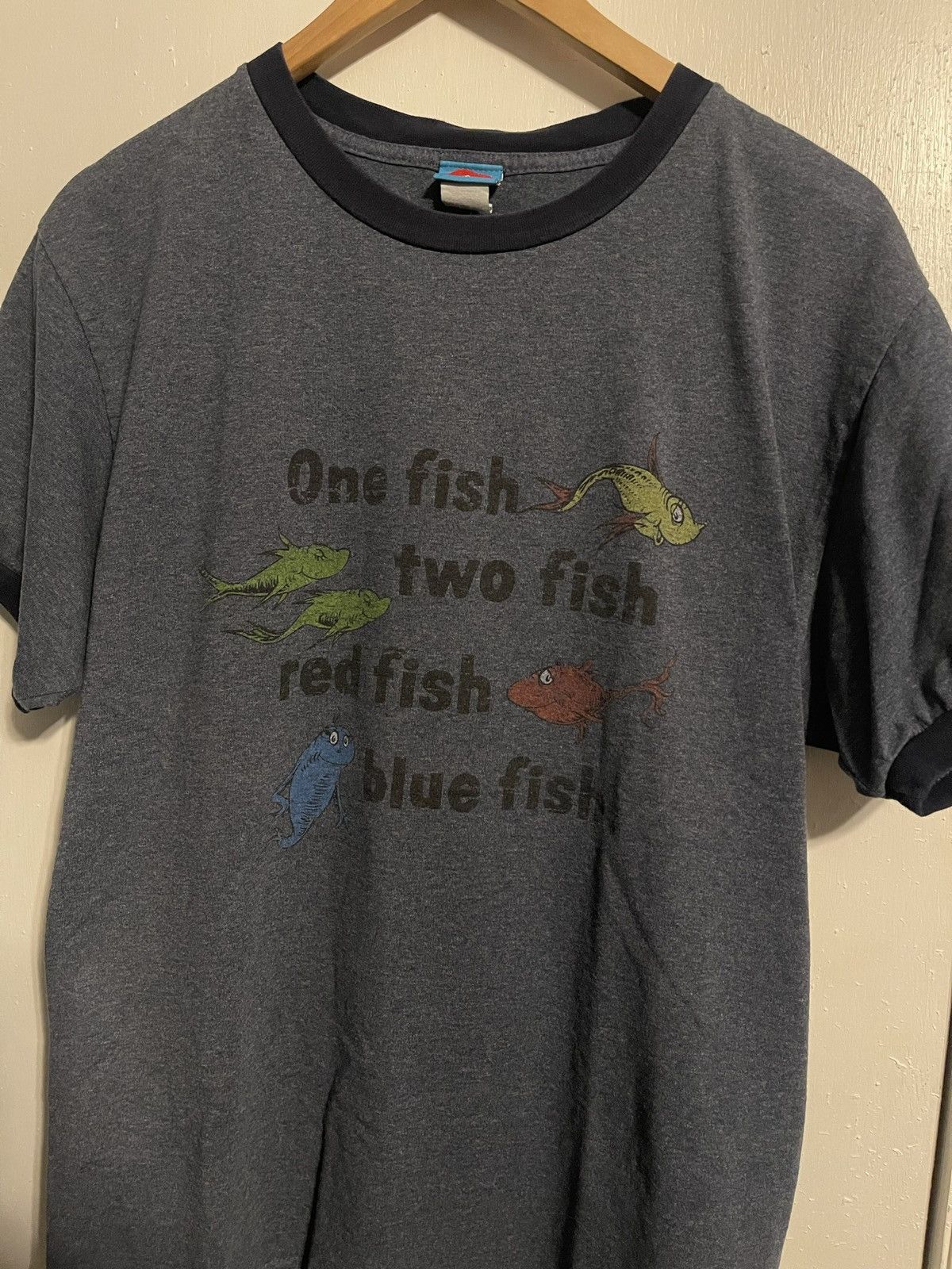 Vintage Vintage Dr. Seuss One Fish, Two fish Tee Size US L / EU 52-54 / 3 - 2 Thumbnail