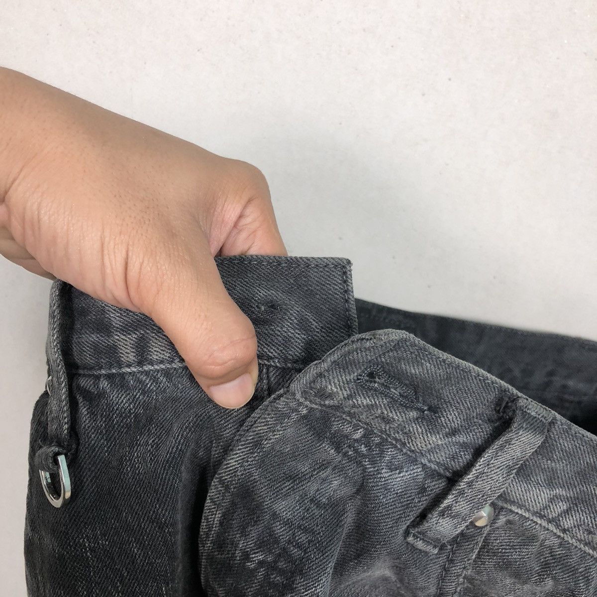 Mastermind Japan Mastermind Japan Paradise Damaged Washed Punk Jeans Size US 32 / EU 48 - 13 Thumbnail
