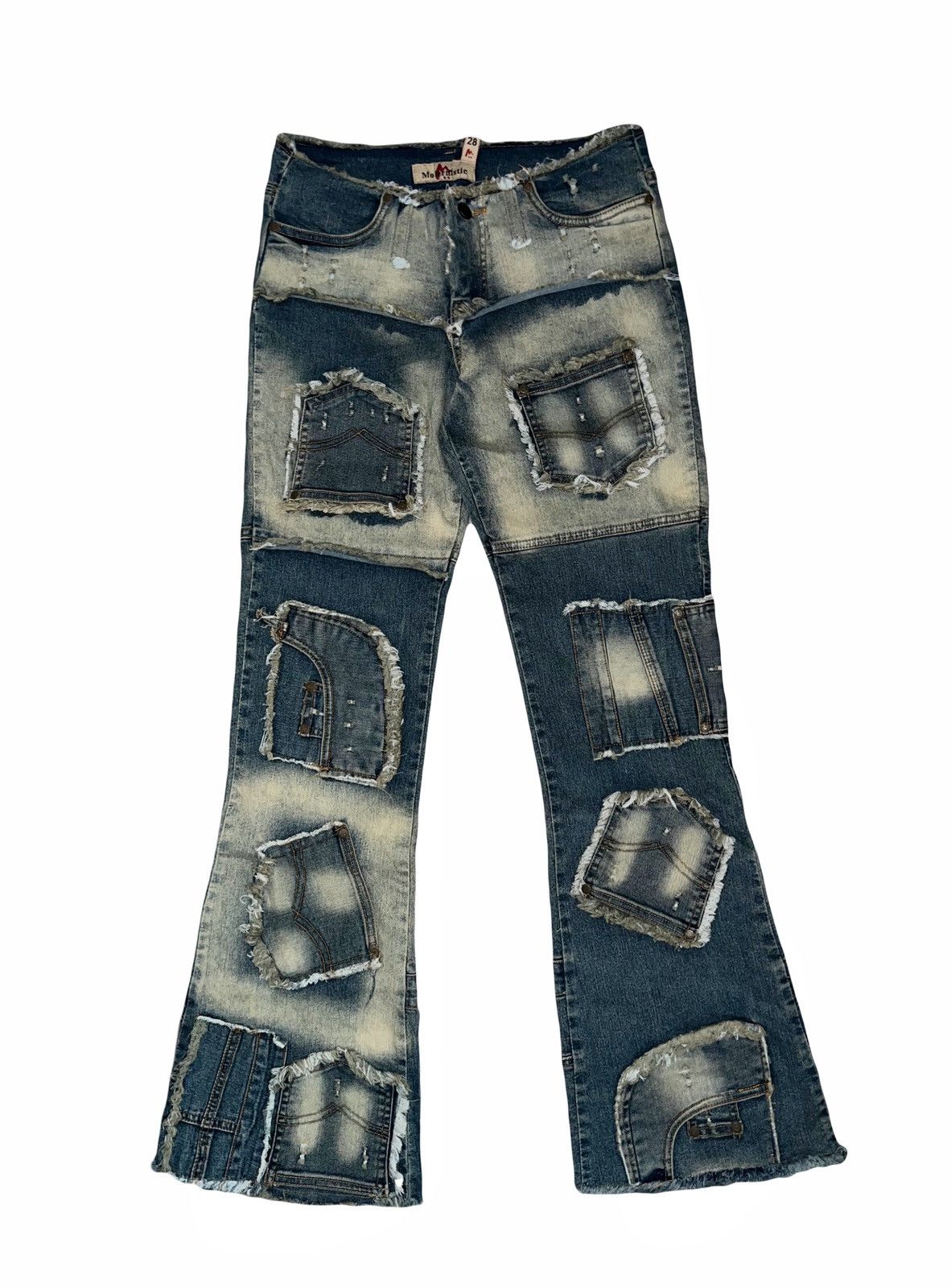 Dolce & Gabbana Modernistic Distressed Flare Jeans ➕ Size 26" / US 2 / IT 38 - 4 Thumbnail