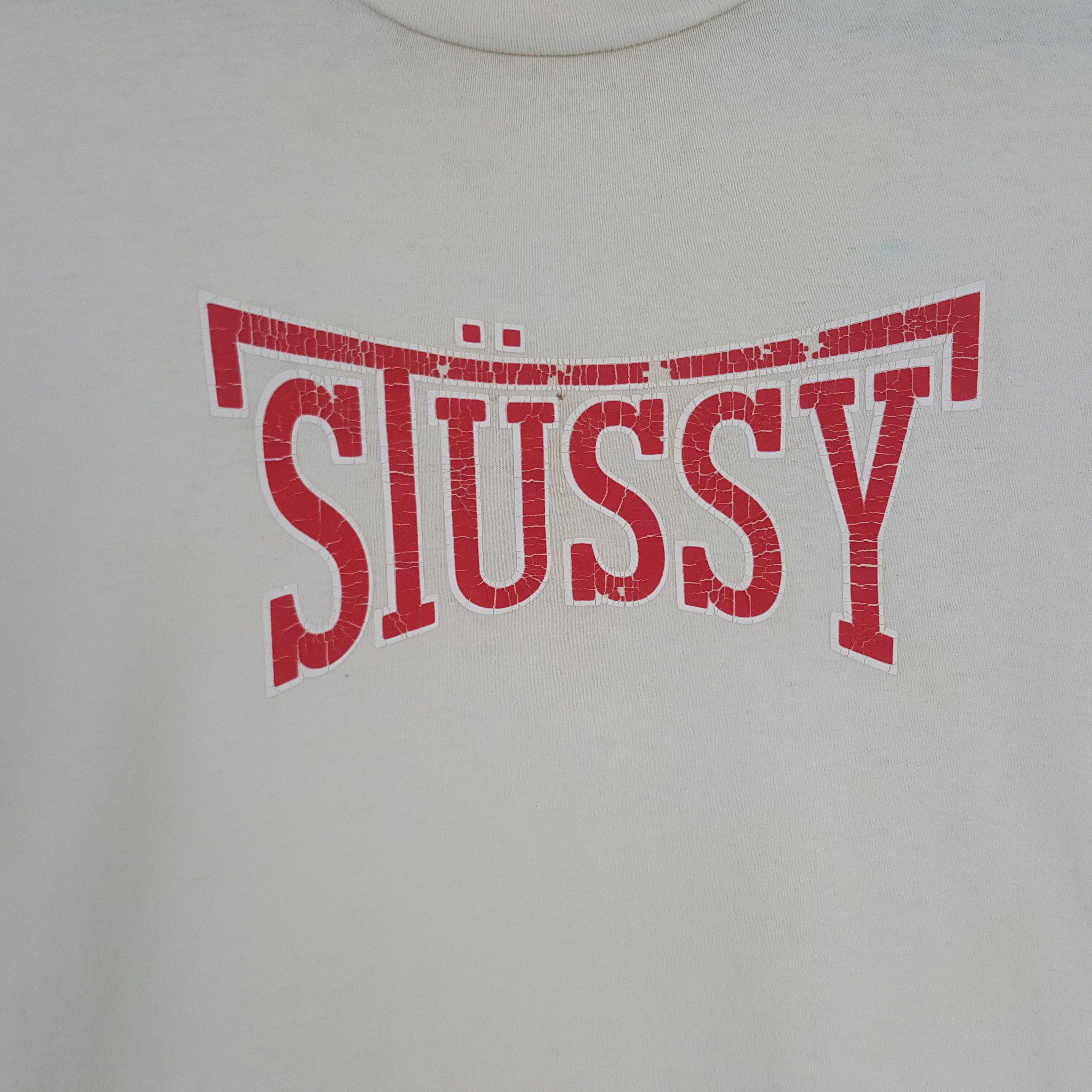 Stussy × Vintage Vintage Stussy Spell Out Tshirt Size US M / EU 48-50 / 2 - 2 Thumbnail
