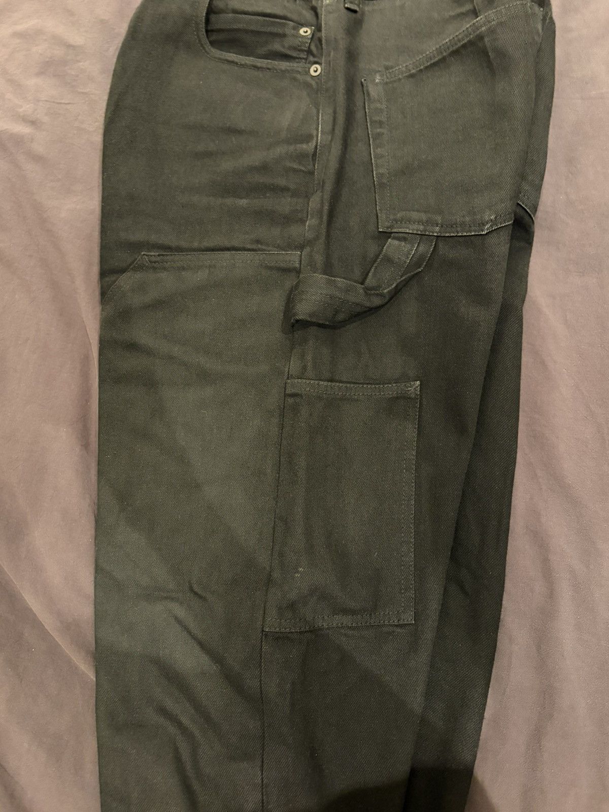Rick Owens Drkshdw geth double knee carpenters MIJ Size US 31 - 13 Thumbnail