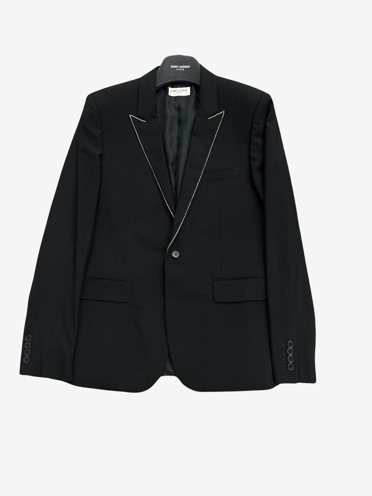 Saint Laurent Paris *2016* Saint Laurent Paris Black Blazer Sz 50 Size 50S - 1 Thumbnail