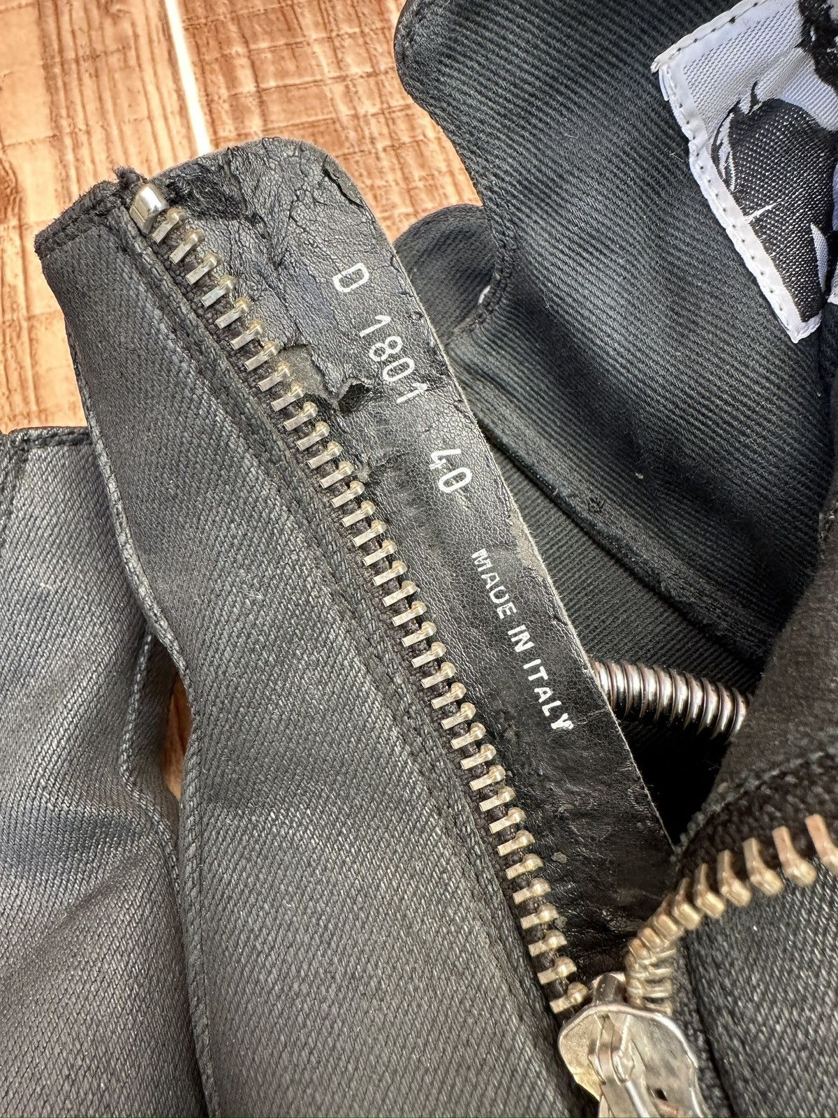 Rick Owens Rick Owens Drkshdw 2016 Black Waxed Canvas Vegan Ramones Size US 7.5 / EU 40-41 - 17 Thumbnail