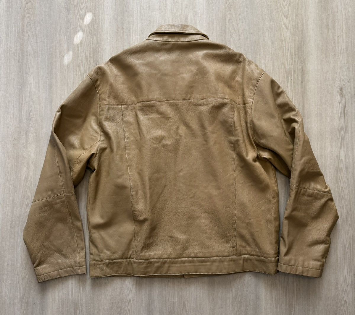 camel active Vintage Camel Active Leather Jacket Sz 52 Size US L / EU 52-54 / 3 - 8 Thumbnail