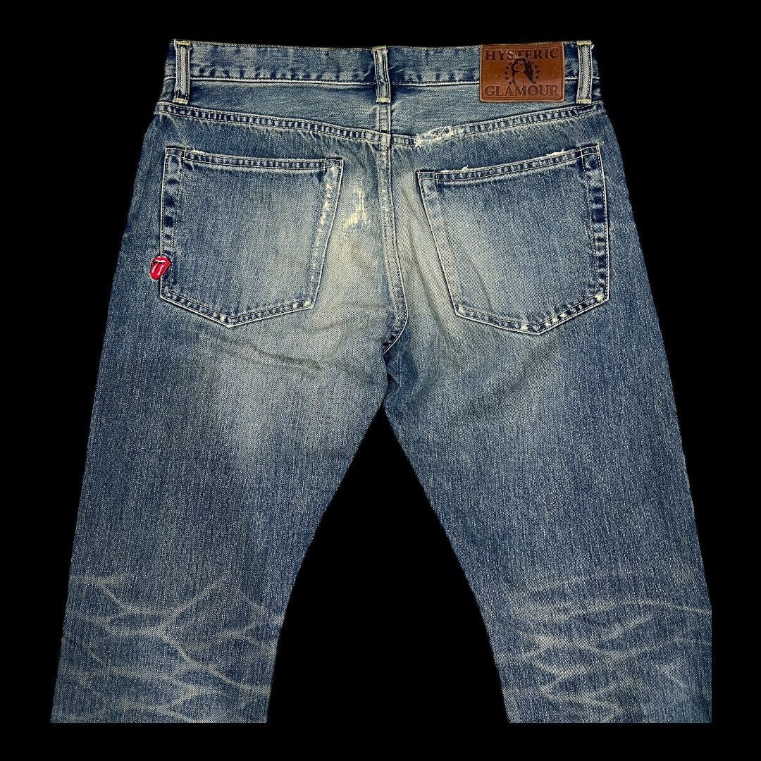 Hysteric Glamour × The Rolling Stones HYSTERIC GLAMOUR X THE ROLLING STONES DISTRESSED DENIM Size US 32 / EU 48 - 14 Thumbnail