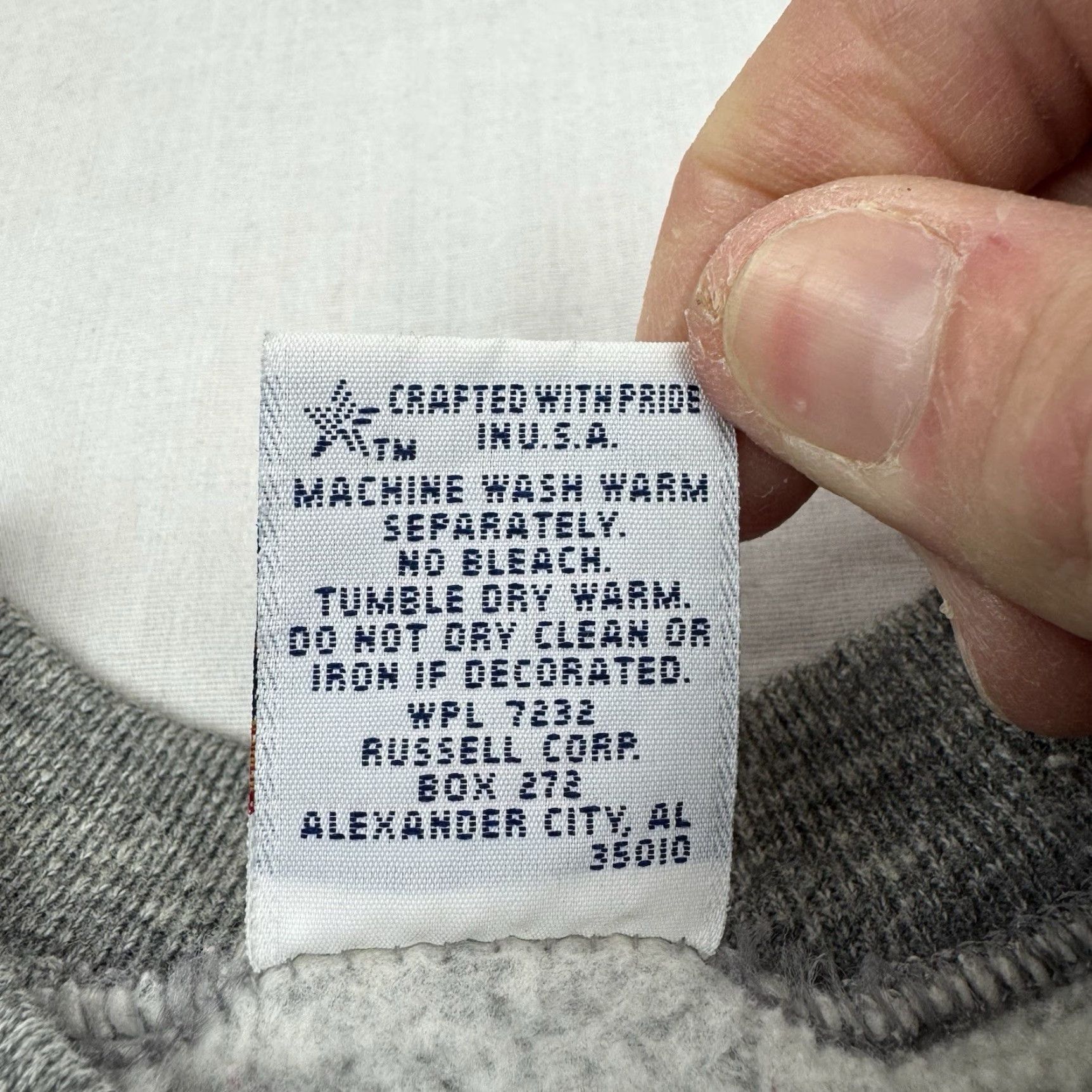 Dickies VINTAGE Dickies Sweatshirt Adult Large Gray USA 80s Raglan Size US L / EU 52-54 / 3 - 7 Thumbnail