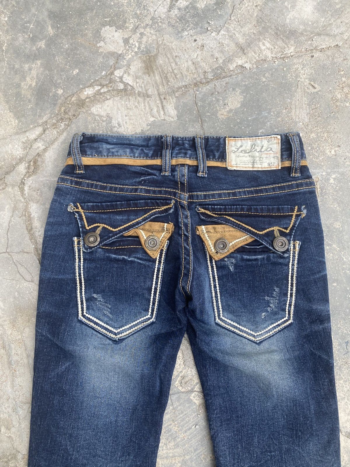 Japanese Brand LOLITA Beautifully Seasoned Skinny Jeans Size US 26 / EU 42 - 4 Thumbnail