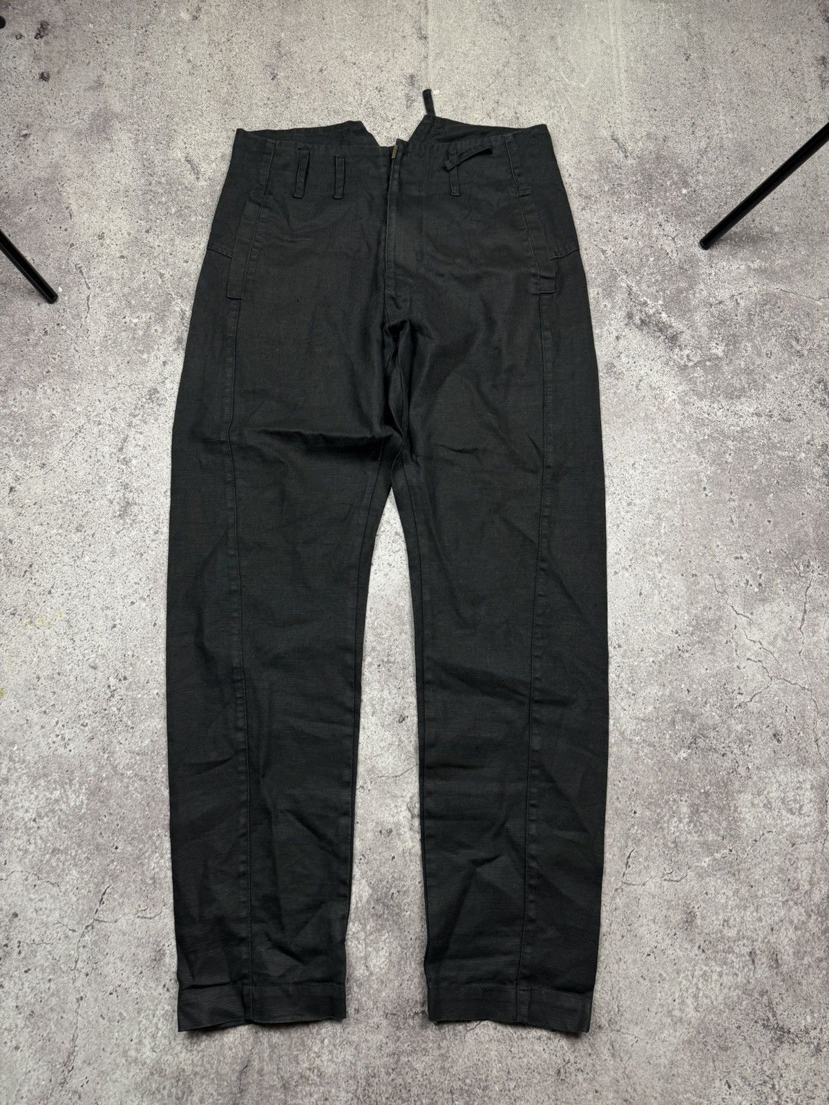 SYNGMAN CUCALA Avant Garde SYNGMAN CUCALA Linen Pants Rick Owens Style Rare Size US 30 / EU 46 - 1 Thumbnail