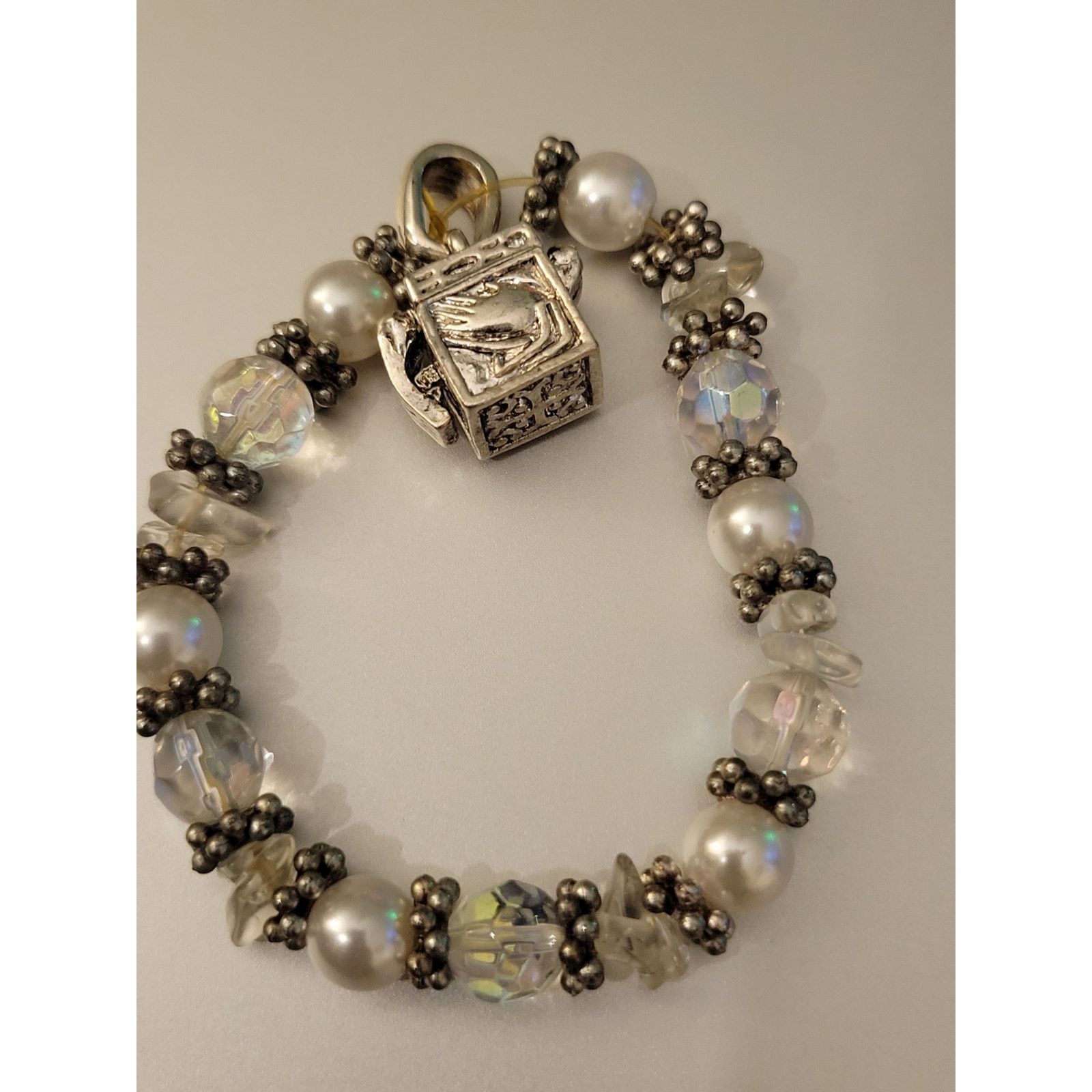 Other Prayer Box stretch Adjustable Charm Bracelet fits Sm/Med Size ONE SIZE - 2 Thumbnail
