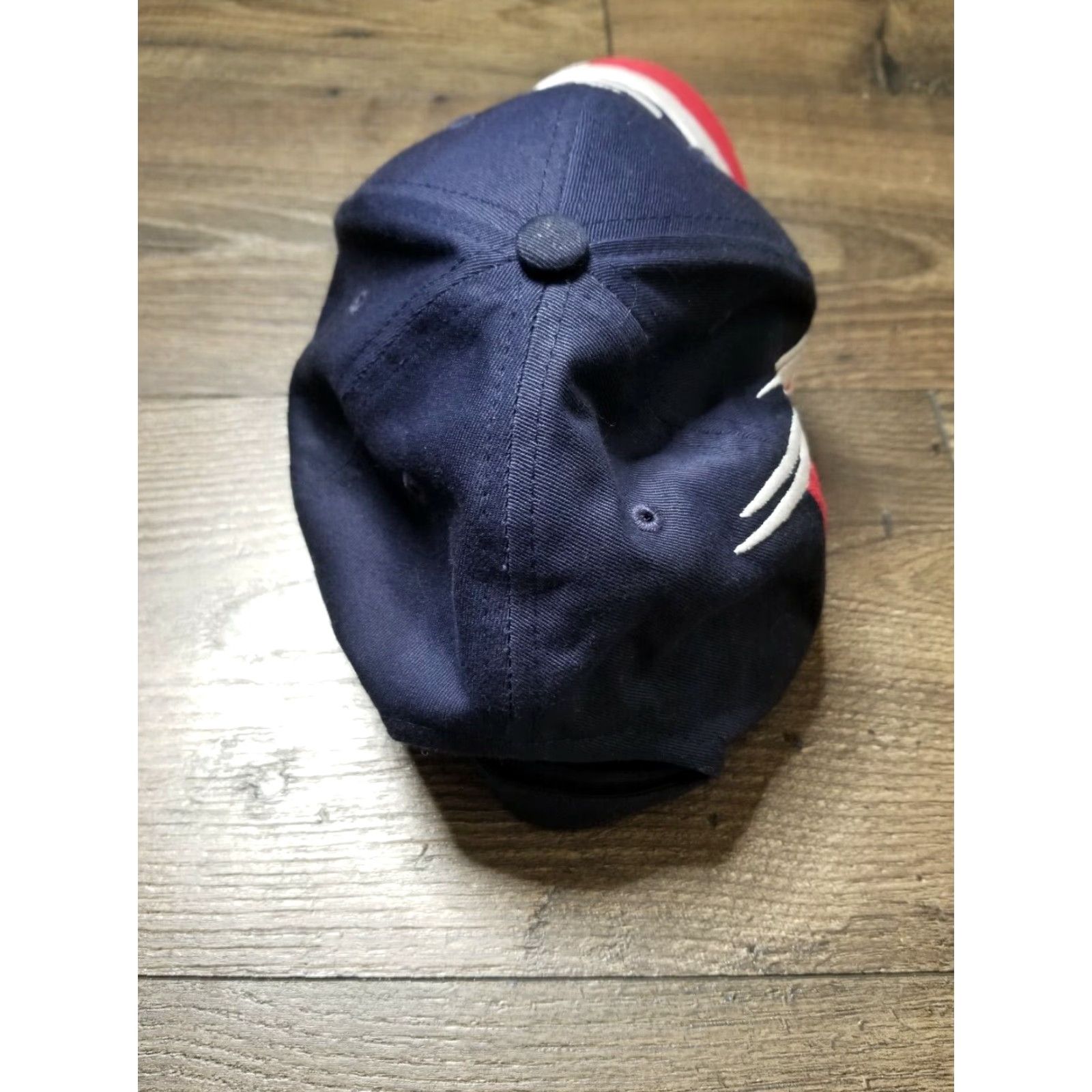 Vintage VINTAGE Olympic Team USA Hat Baseball Strap Back Dad Cap 1990s Blue Adjustable Cotton Hip Hop Style Mens Size ONE SIZE - 3 Thumbnail
