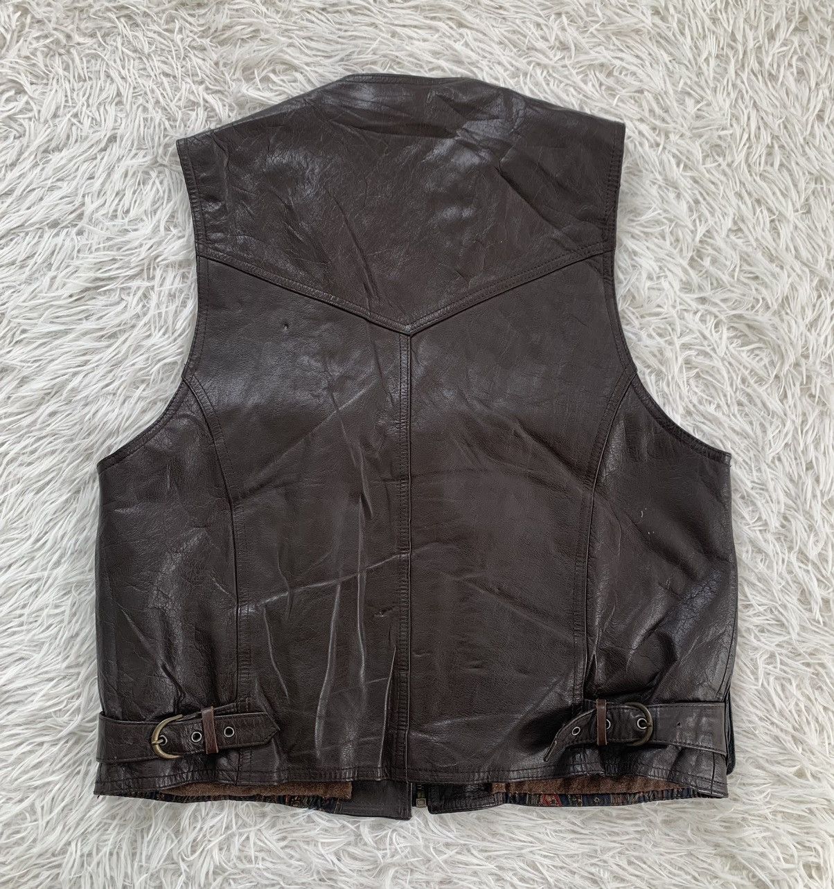 Leather Vest Leather Size US M / EU 48-50 / 2 - 2 Thumbnail