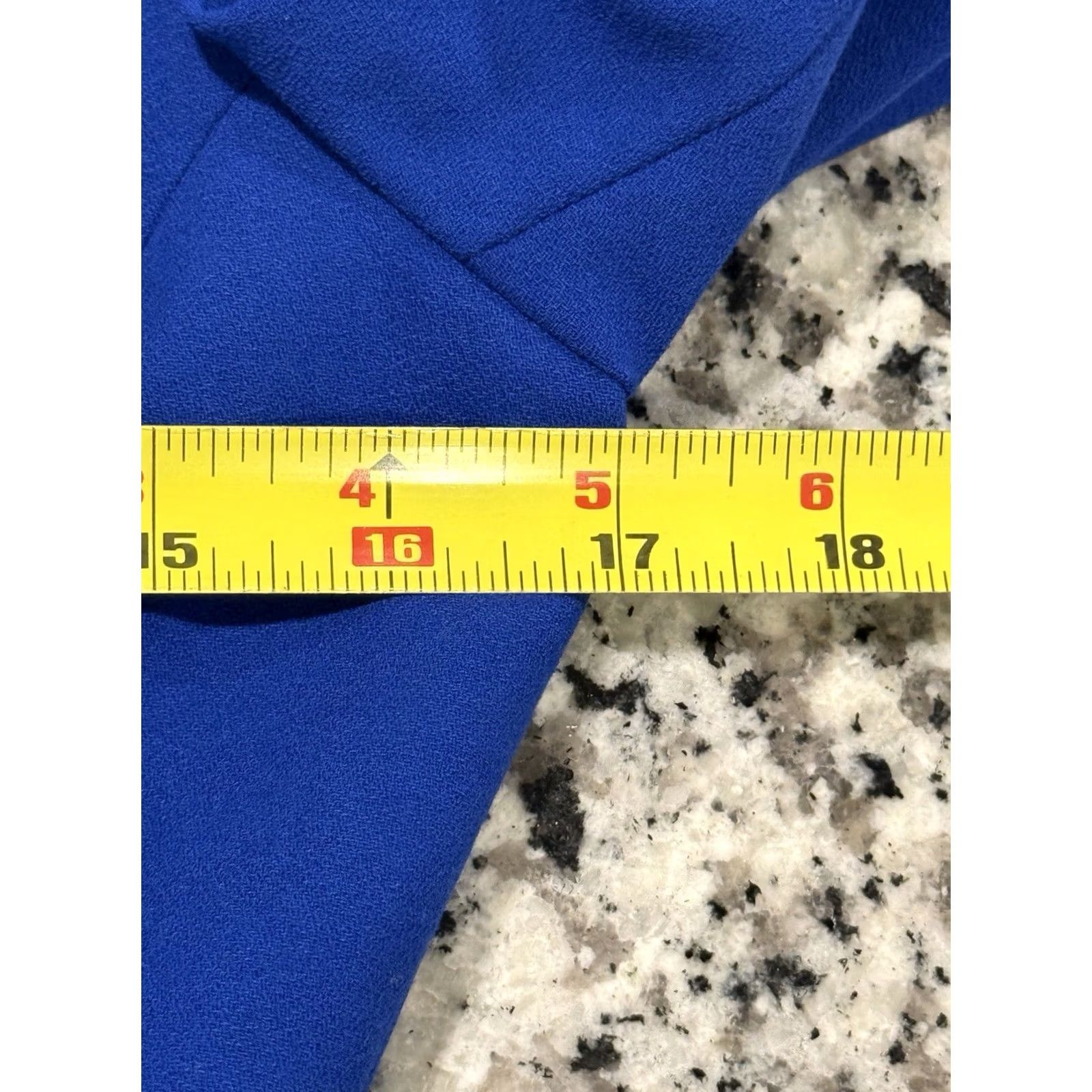 Vintage LK Bennett Belle Dress Women Sz 6 Cobalt Blue V Neck 3/4 Sleeve Office Old Money Fit & Flare Zip Size M / US 6-8 / IT 42-44 - 6 Thumbnail