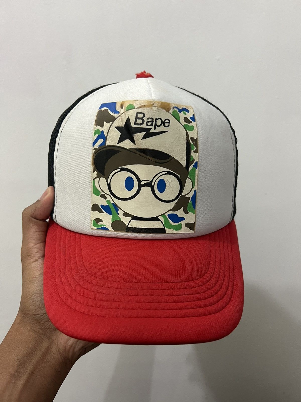 Japanese Brand Bating Ape Bape Trucker Hat Size ONE SIZE - 5 Thumbnail