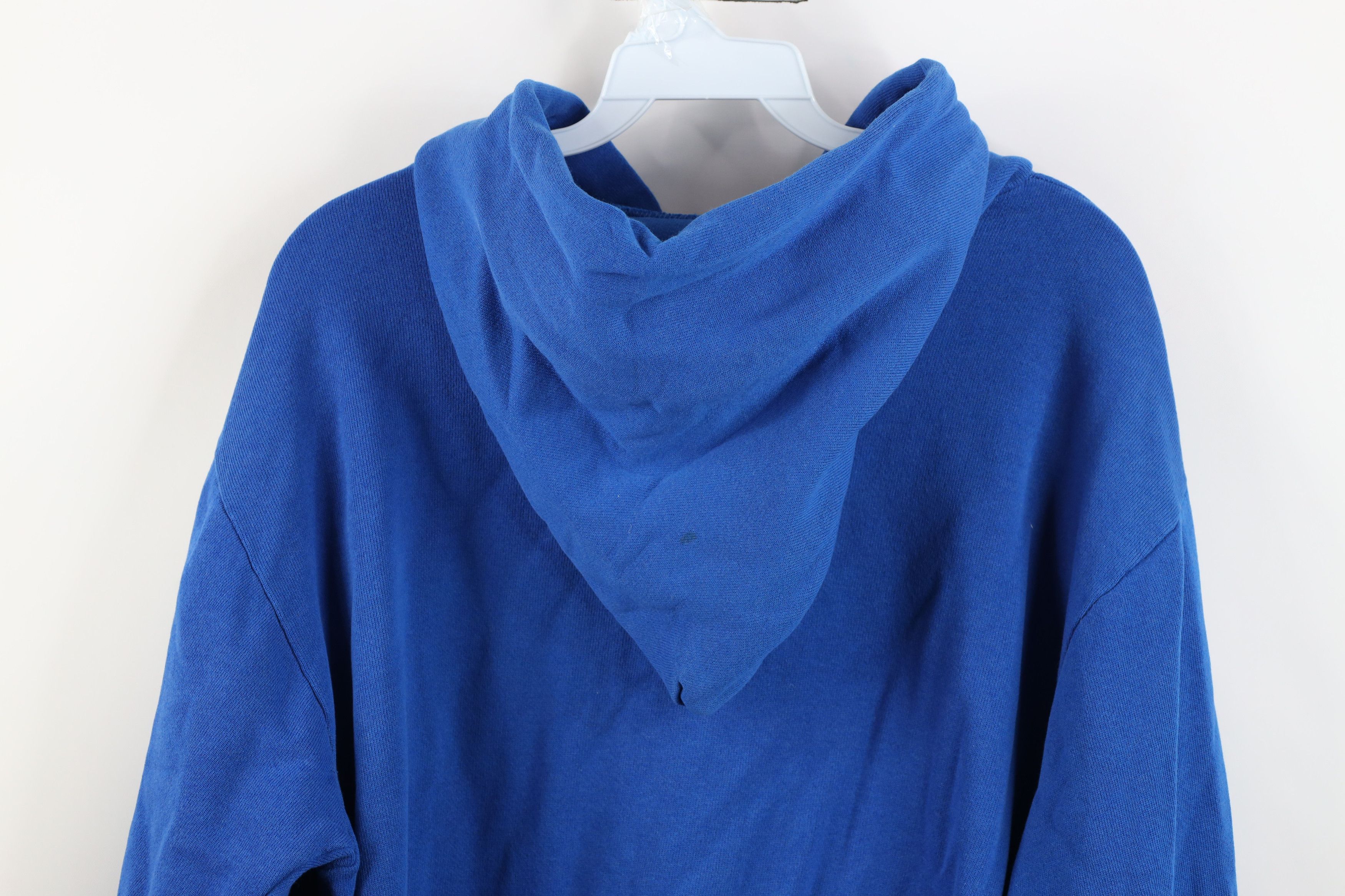 Hanes Vintage 80s 90s Hanes Full Zip Hoodie Sweatshirt Blue USA Size US L / EU 52-54 / 3 - 13 Thumbnail